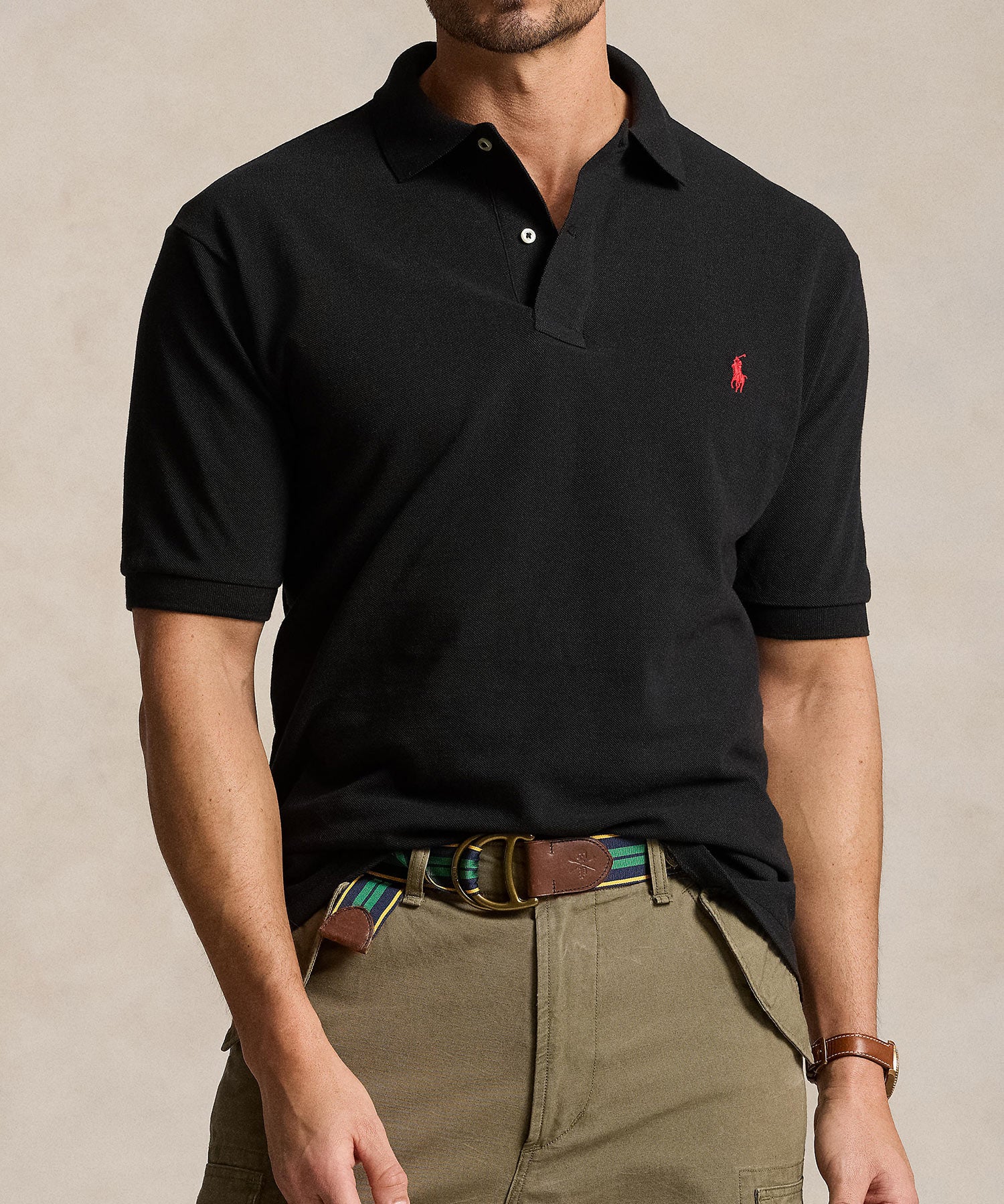 Polo Ralph Lauren Short Sleeve Classic Pique Mesh Polo Shirt - Image 11