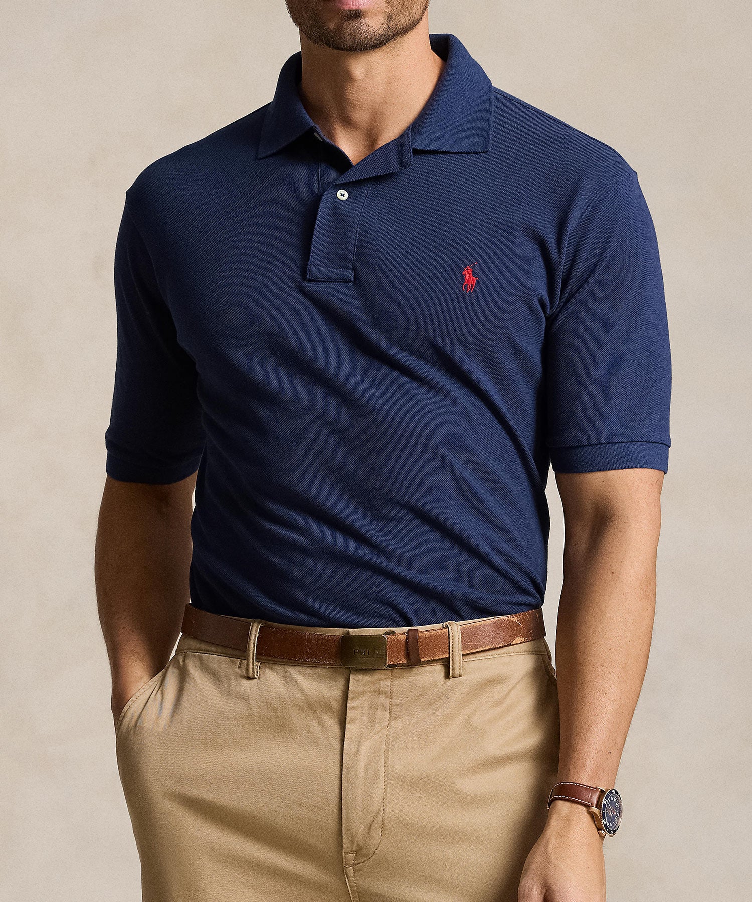 Polo Ralph Lauren Short Sleeve Classic Pique Mesh Polo Shirt - Image 24