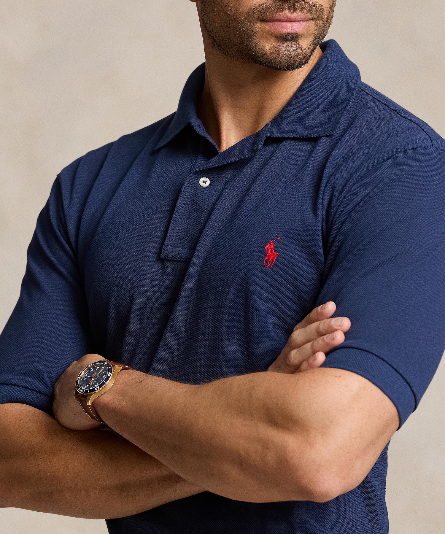 Polo Ralph Lauren Short Sleeve Classic Pique Mesh Polo Shirt - Image 26