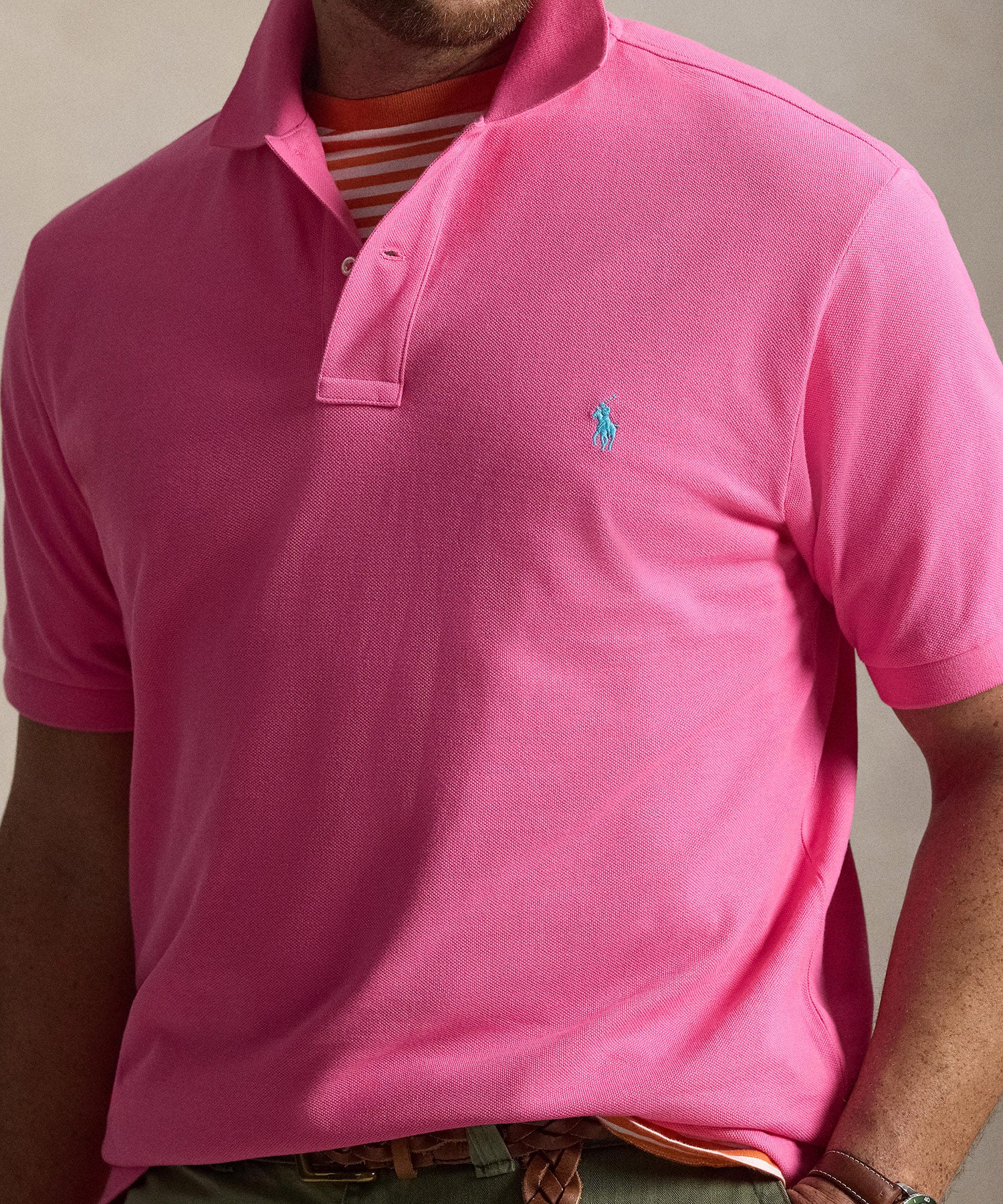 Polo Ralph Lauren Short Sleeve Classic Pique Mesh Polo Shirt - Image 20