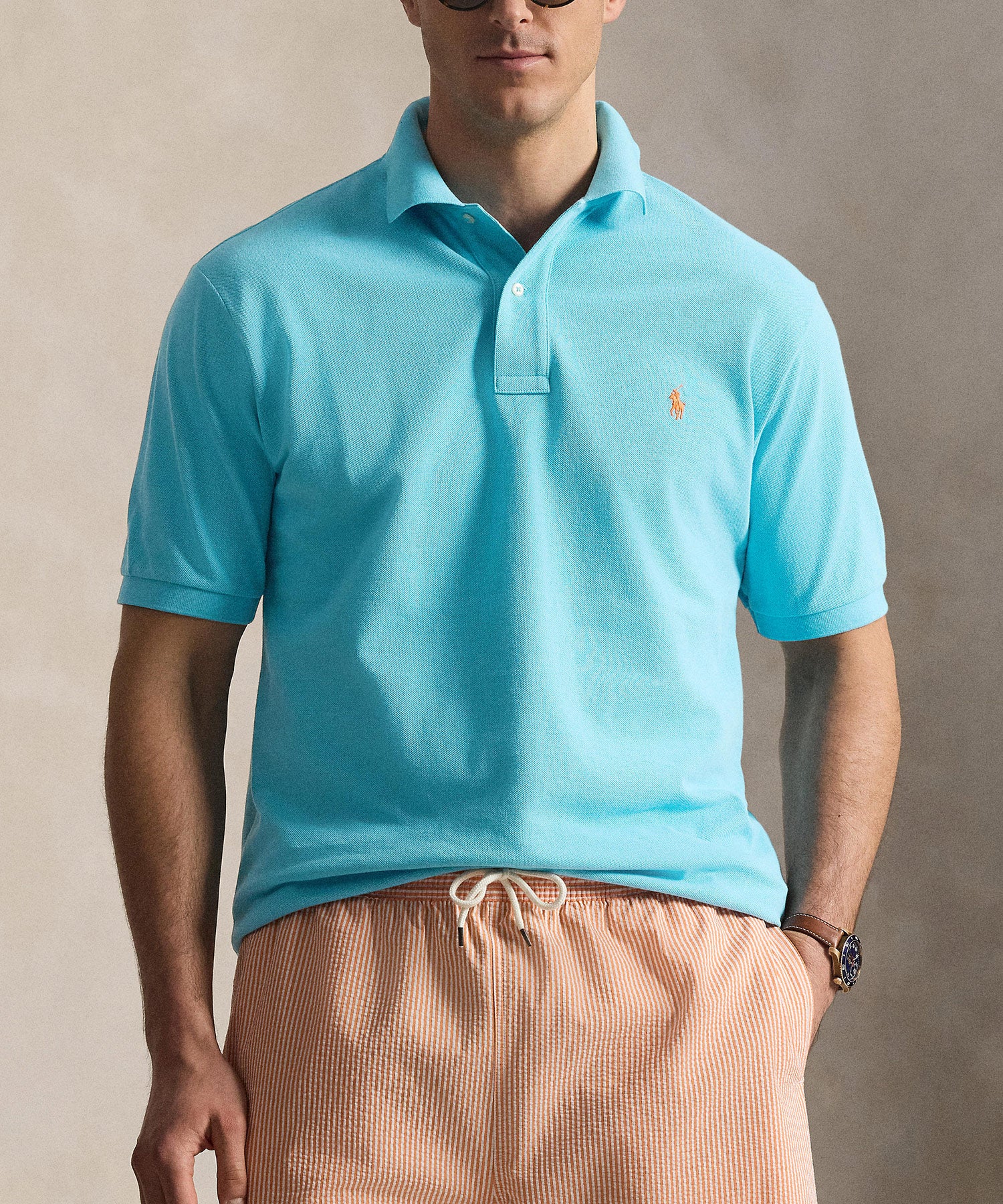 Polo Ralph Lauren Short Sleeve Classic Pique Mesh Polo Shirt - Image 28
