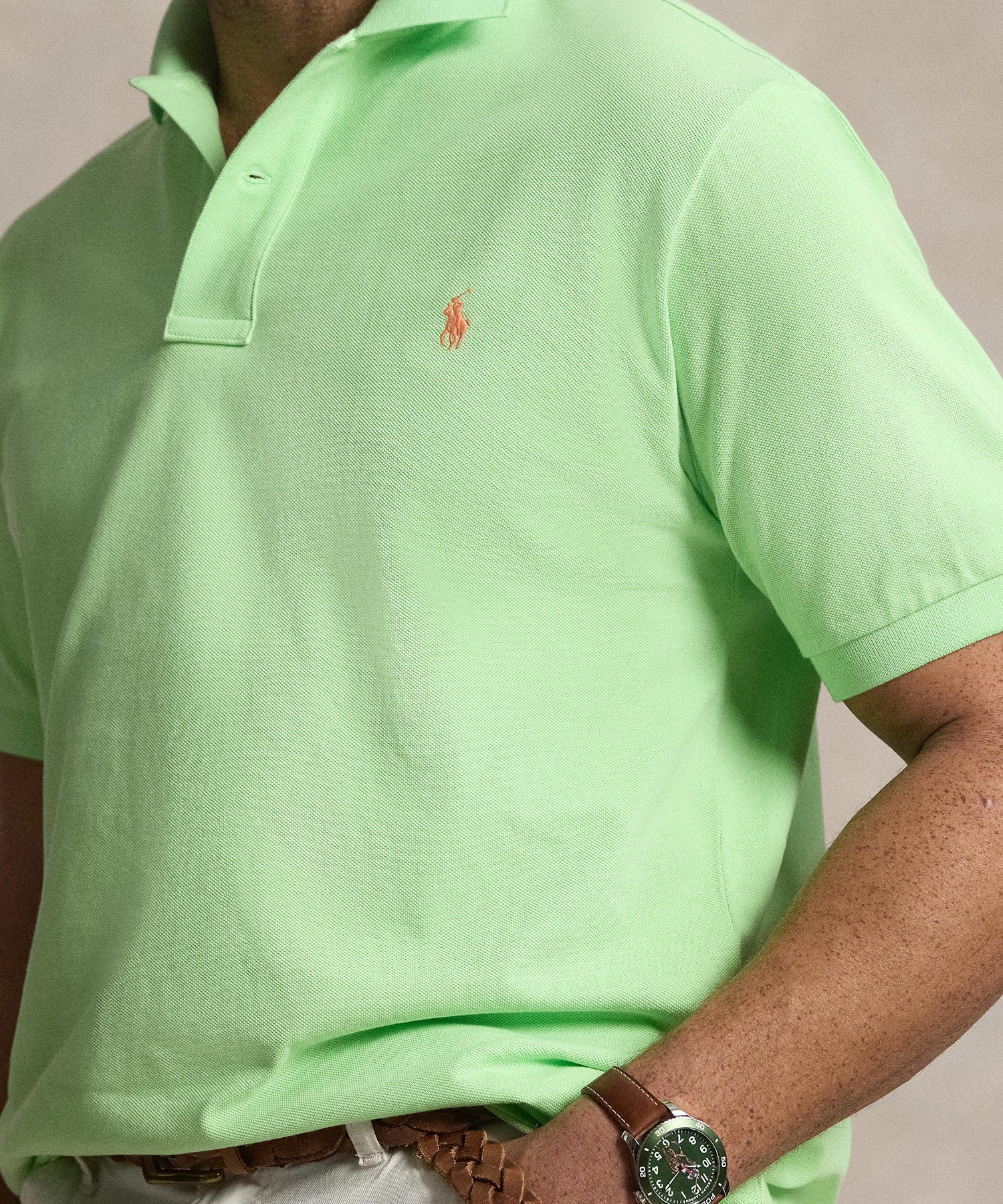 Polo Ralph Lauren Short Sleeve Classic Pique Mesh Polo Shirt - Image 34