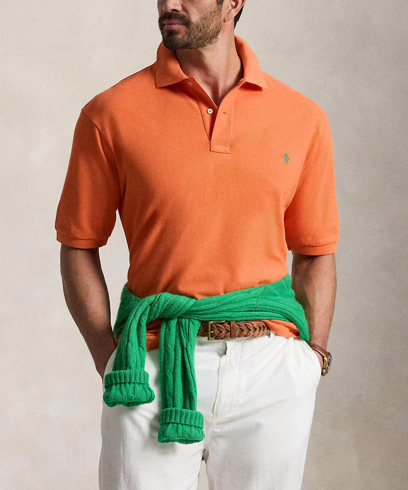 Polo Ralph Lauren Short Sleeve Classic Pique Mesh Polo Shirt - Image 38