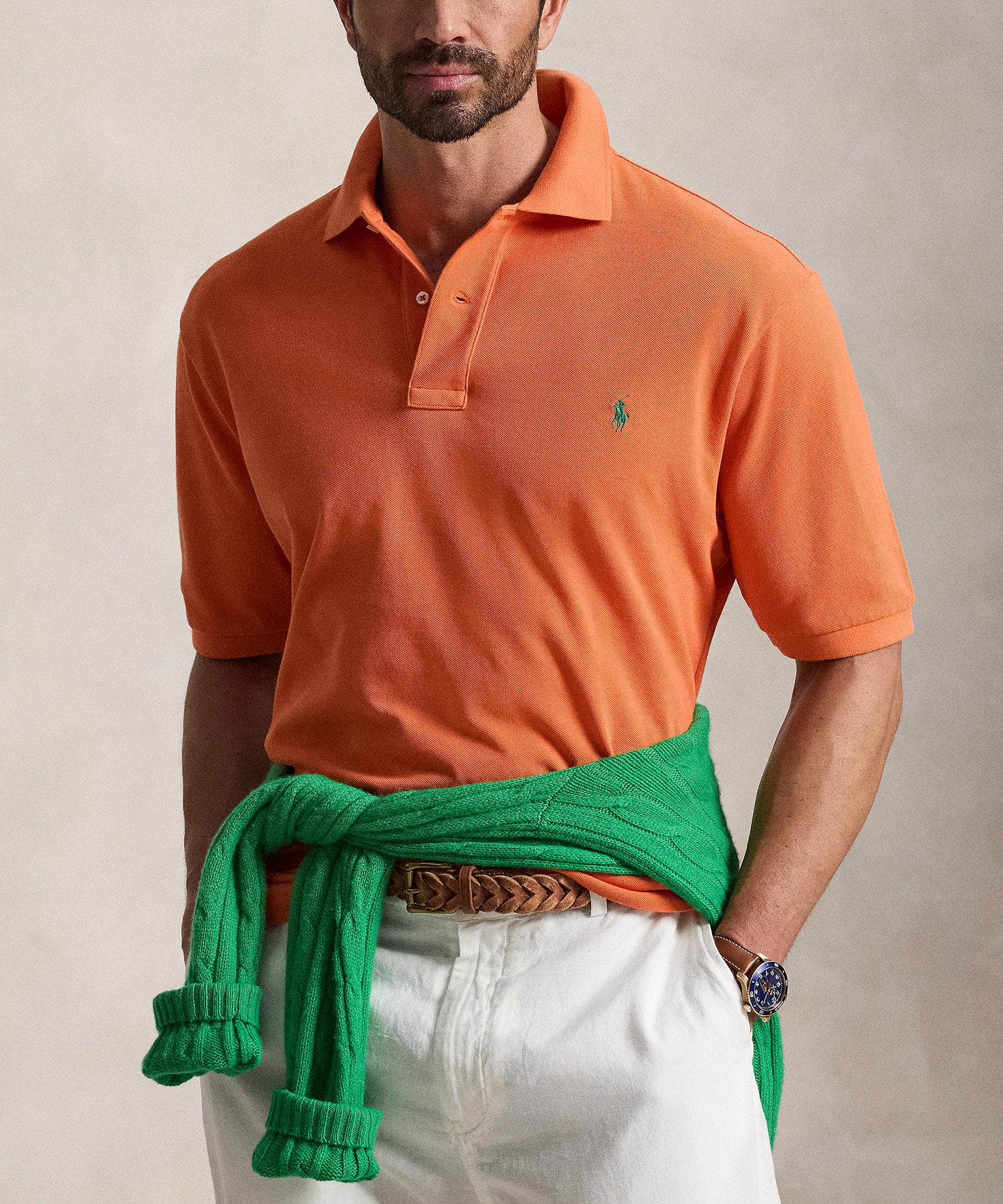 Polo Ralph Lauren Short Sleeve Classic Pique Mesh Polo Shirt - Image 41