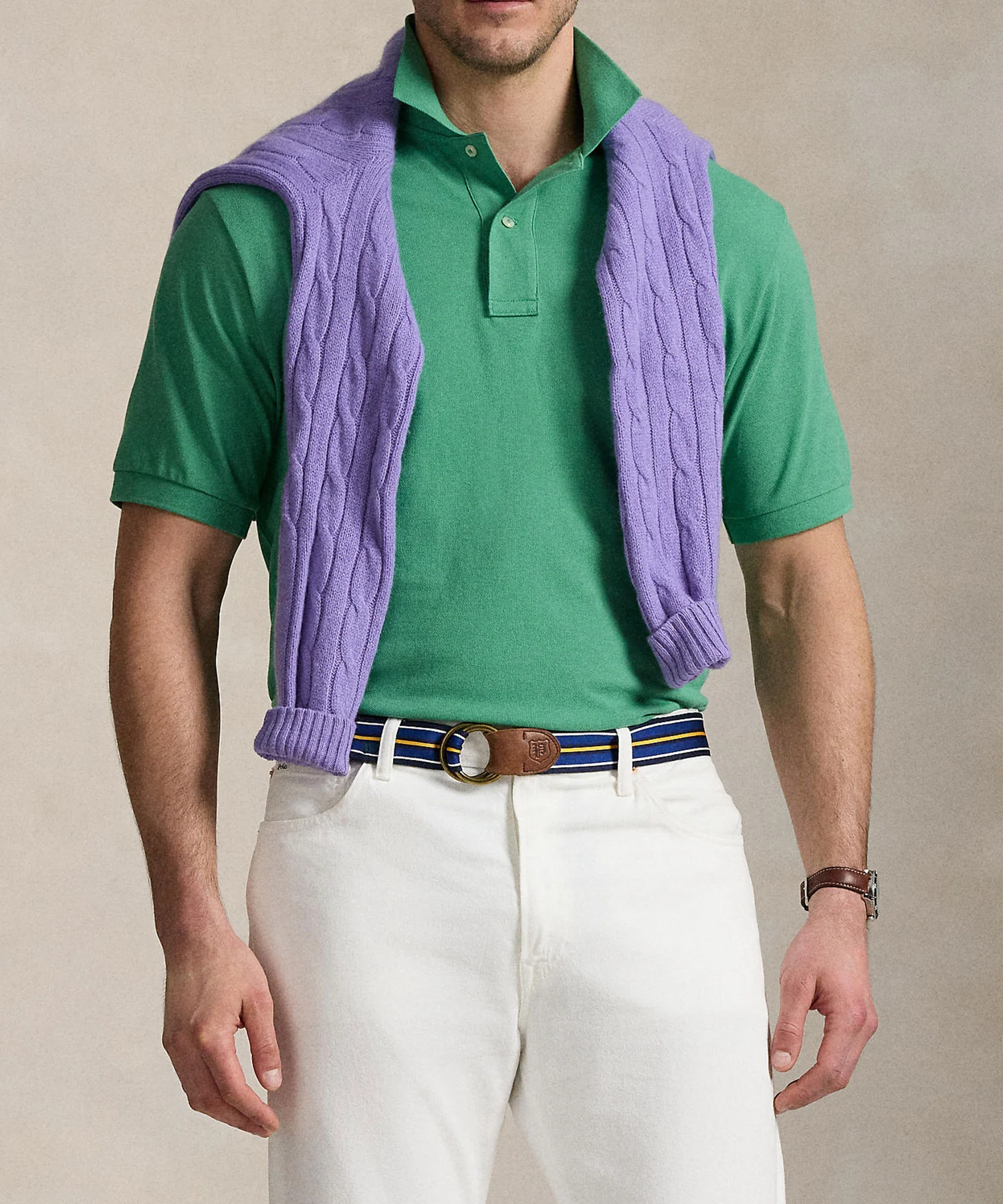Polo Ralph Lauren Short Sleeve Classic Pique Mesh Polo Shirt - Image 10