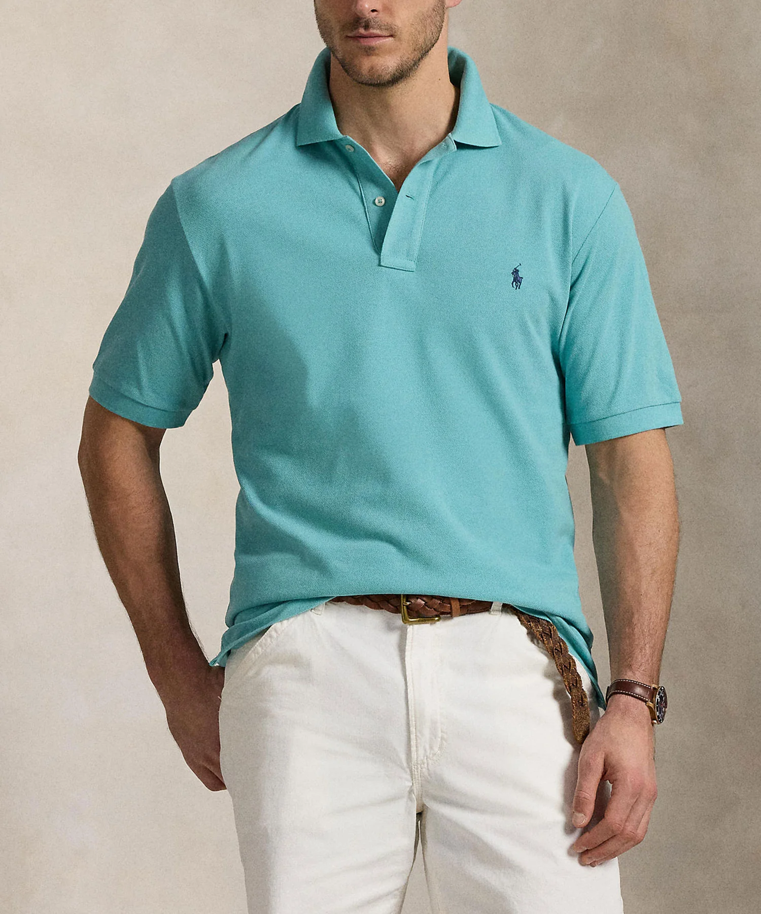 Polo Ralph Lauren Short Sleeve Classic Pique Mesh Polo Shirt - Image 10