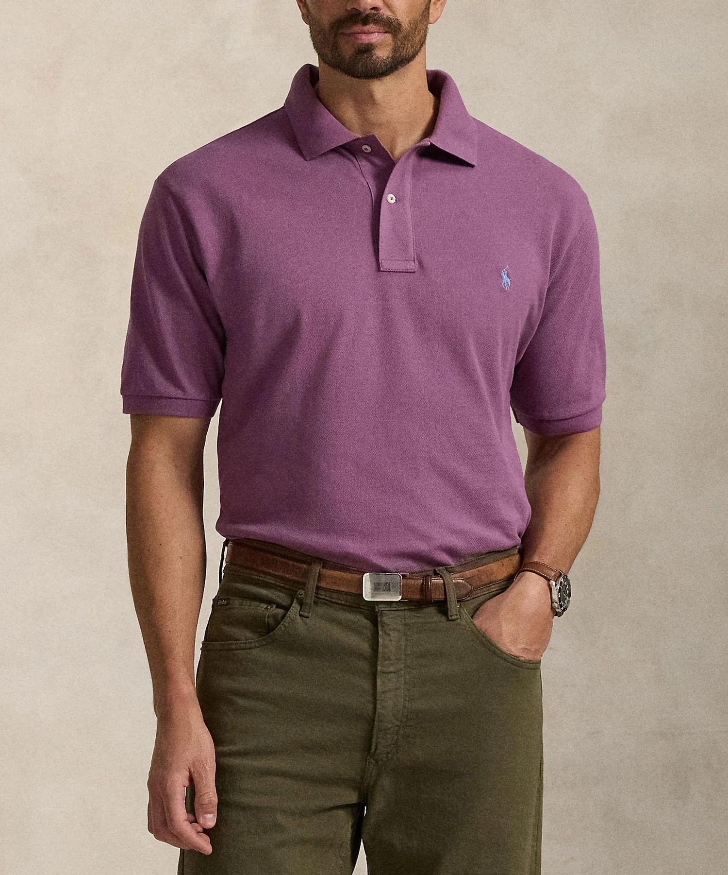 Polo Ralph Lauren Short Sleeve Classic Pique Mesh Polo Shirt - Image 23
