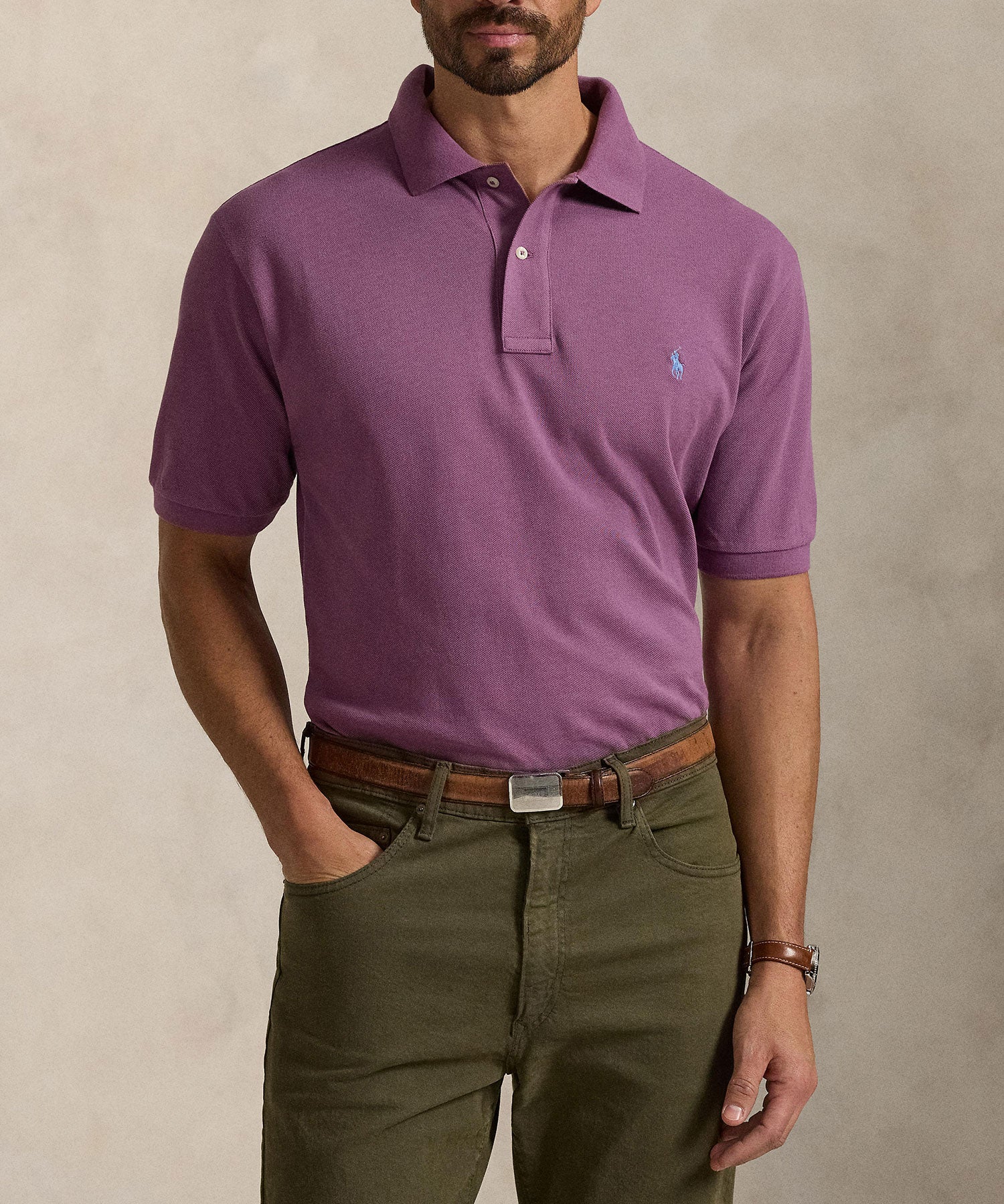 Polo Ralph Lauren Short Sleeve Classic Pique Mesh Polo Shirt - Image 24