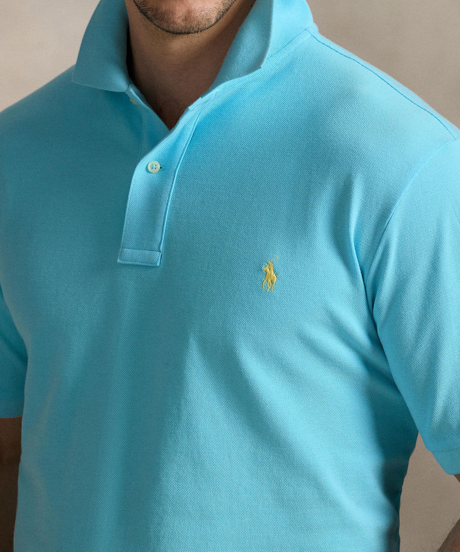 Polo Ralph Lauren Short Sleeve Classic Pique Mesh Polo Shirt - Image 5