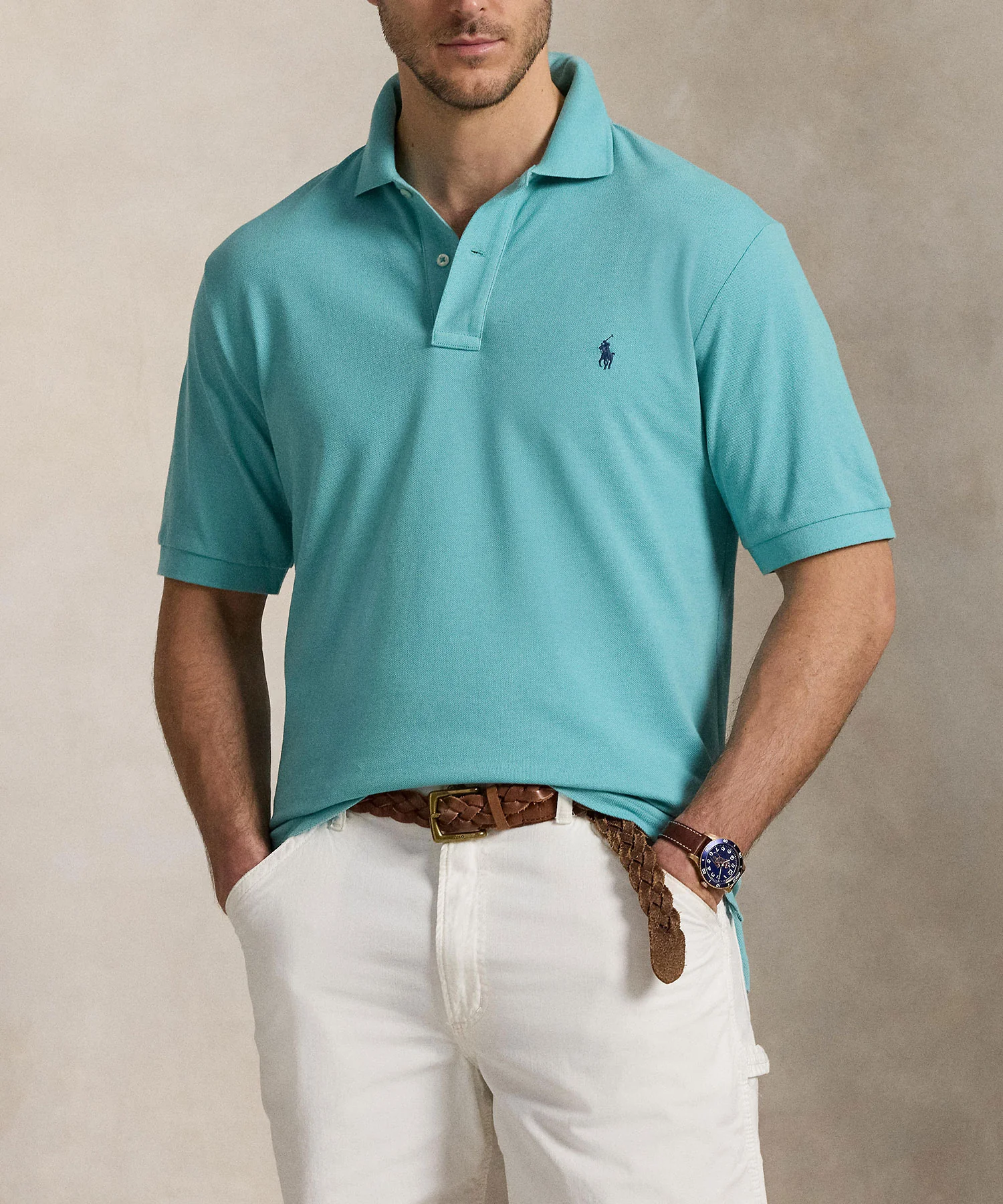 Polo Ralph Lauren Short Sleeve Classic Pique Mesh Polo Shirt - Image 9