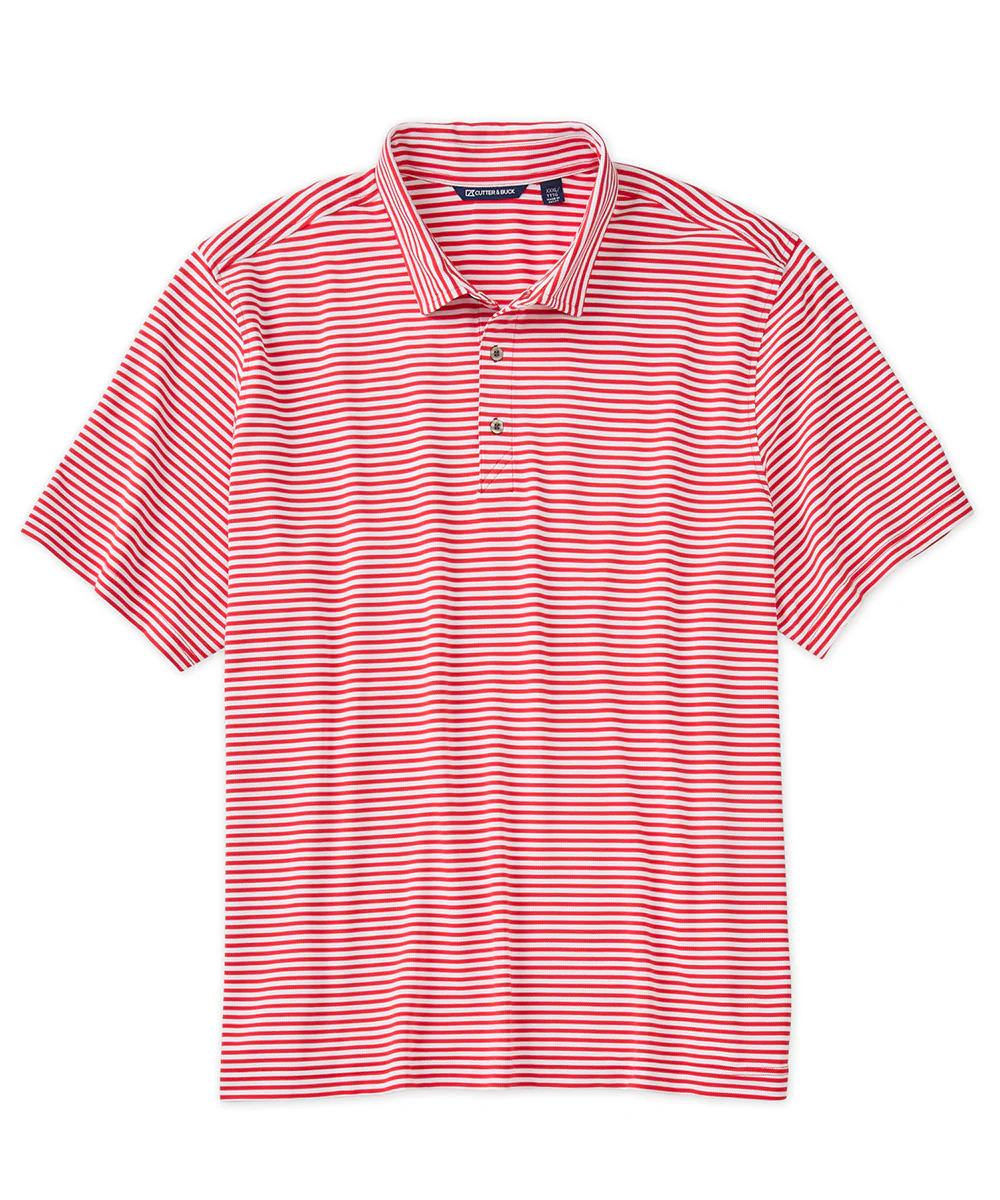 Cutter & Buck Virtue Eco Pique Stripe Recycled Polo - Image 3