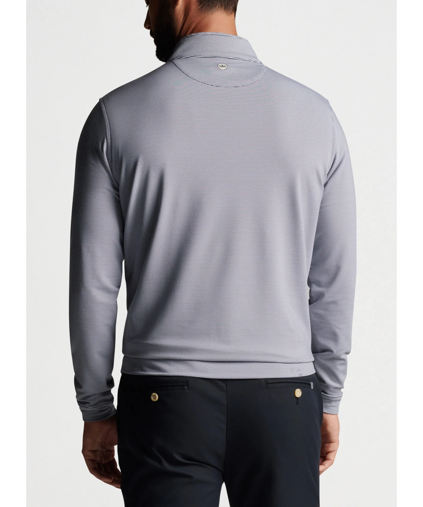 Peter Millar Sugar Stripe Perth Quarter-Zip Pullover - Image 11