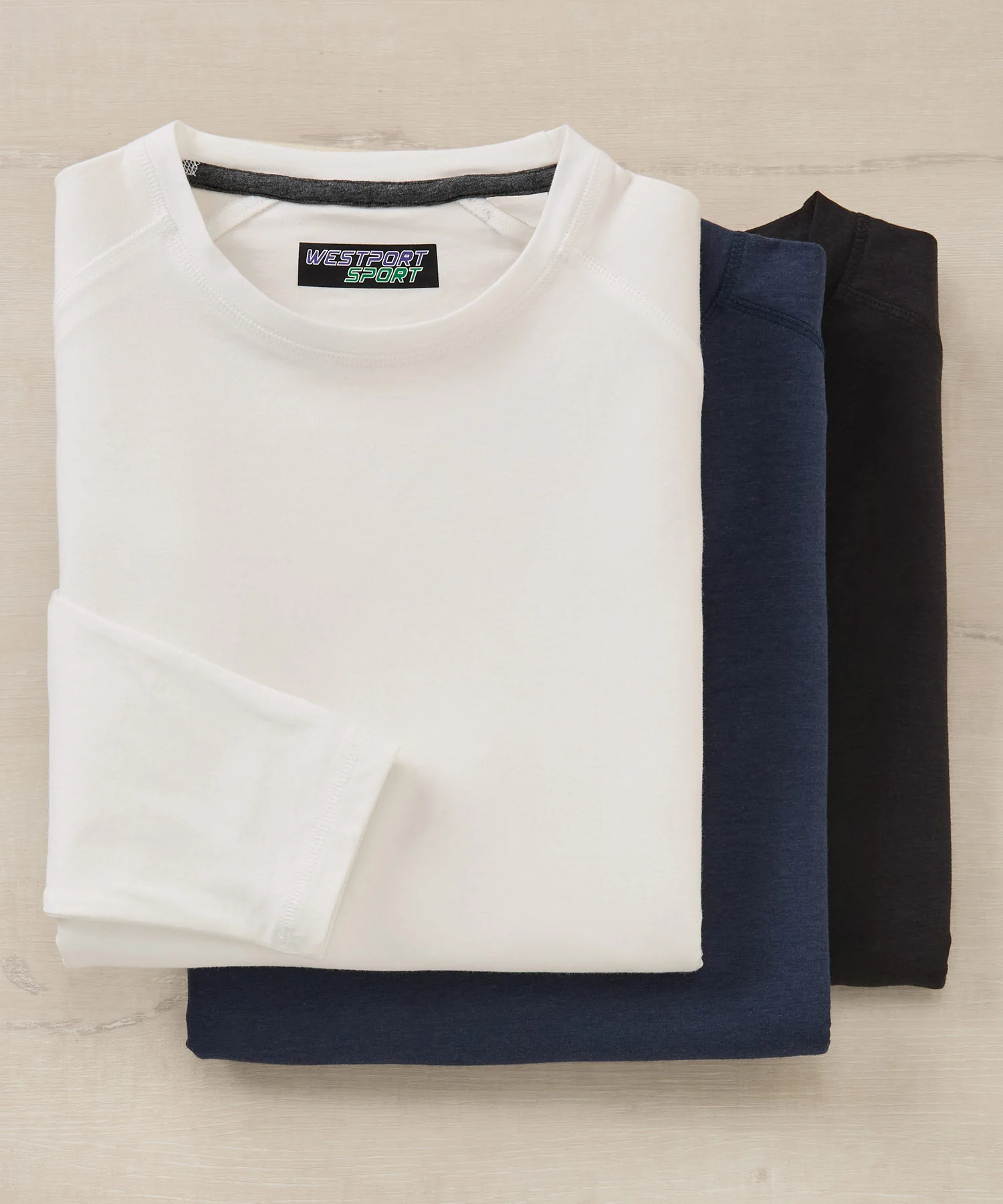 Westport Sport Bamboo Blend Performance Long Sleeve T-Shirt - Image 3