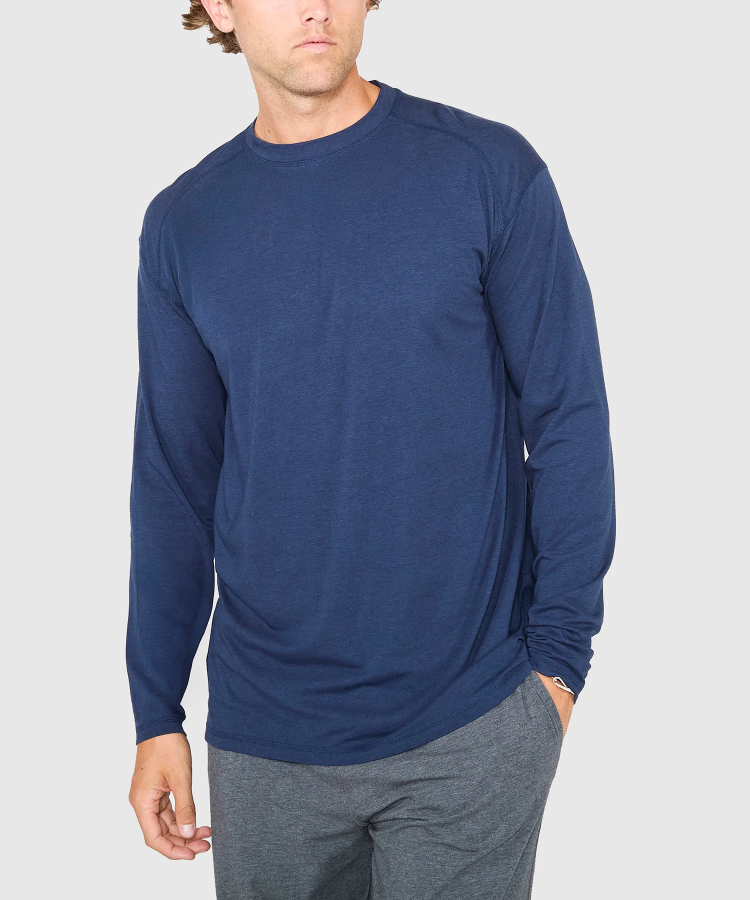 Westport Sport Bamboo Blend Performance Long Sleeve T-Shirt - Image 9