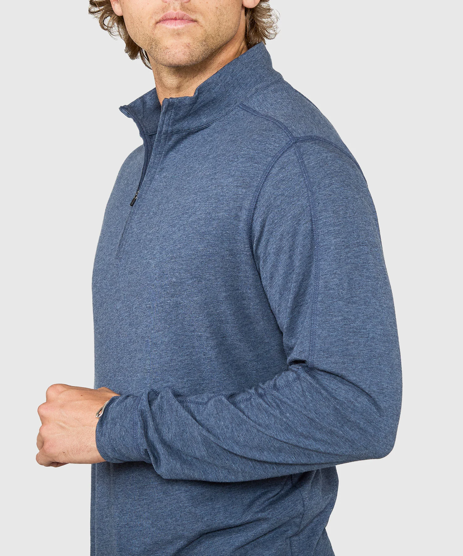 Westport Sport Bamboo Blend Performance Quarter-Zip Pullover - Image 10