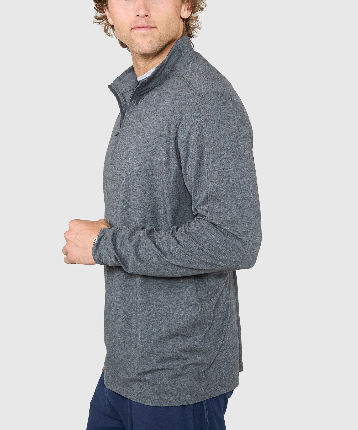 Westport Sport Bamboo Blend Performance Quarter-Zip Pullover - Image 4
