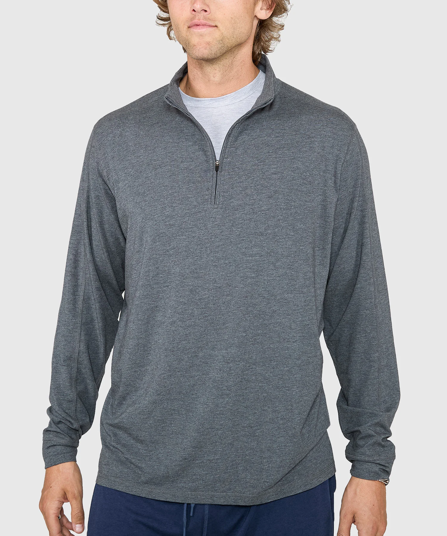 Westport Sport Bamboo Blend Performance Quarter-Zip Pullover - Image 5
