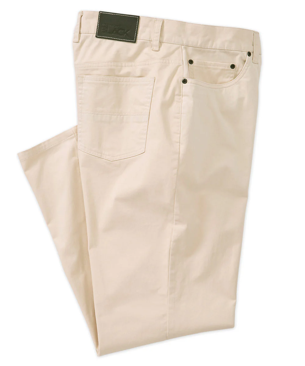Westport Black Stretch Sateen 5-Pocket Pant - Image 4