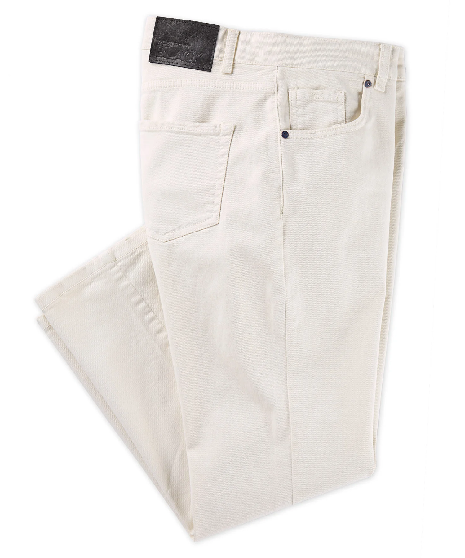 Westport Black Italian 5-Pocket Twill Jean
