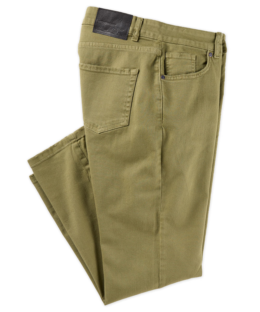 Westport Black Italian 5-Pocket Twill Jean - Image 2