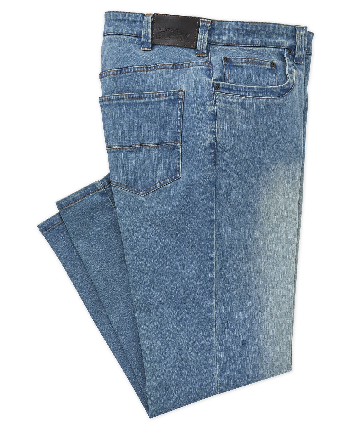 Westport Black Ultra Stretch Denim Jean - Image 5