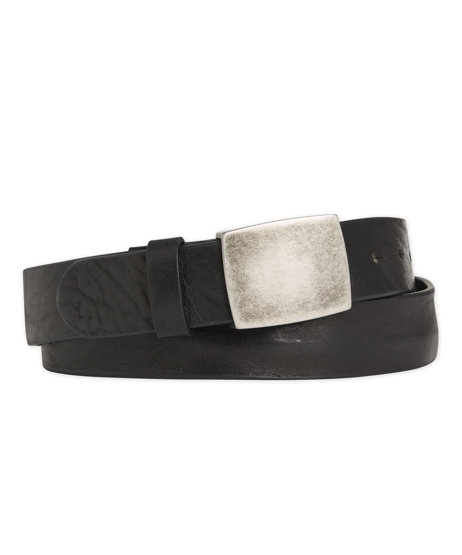 Westport Black Vintage Sicilian Leather Belt - Image 2