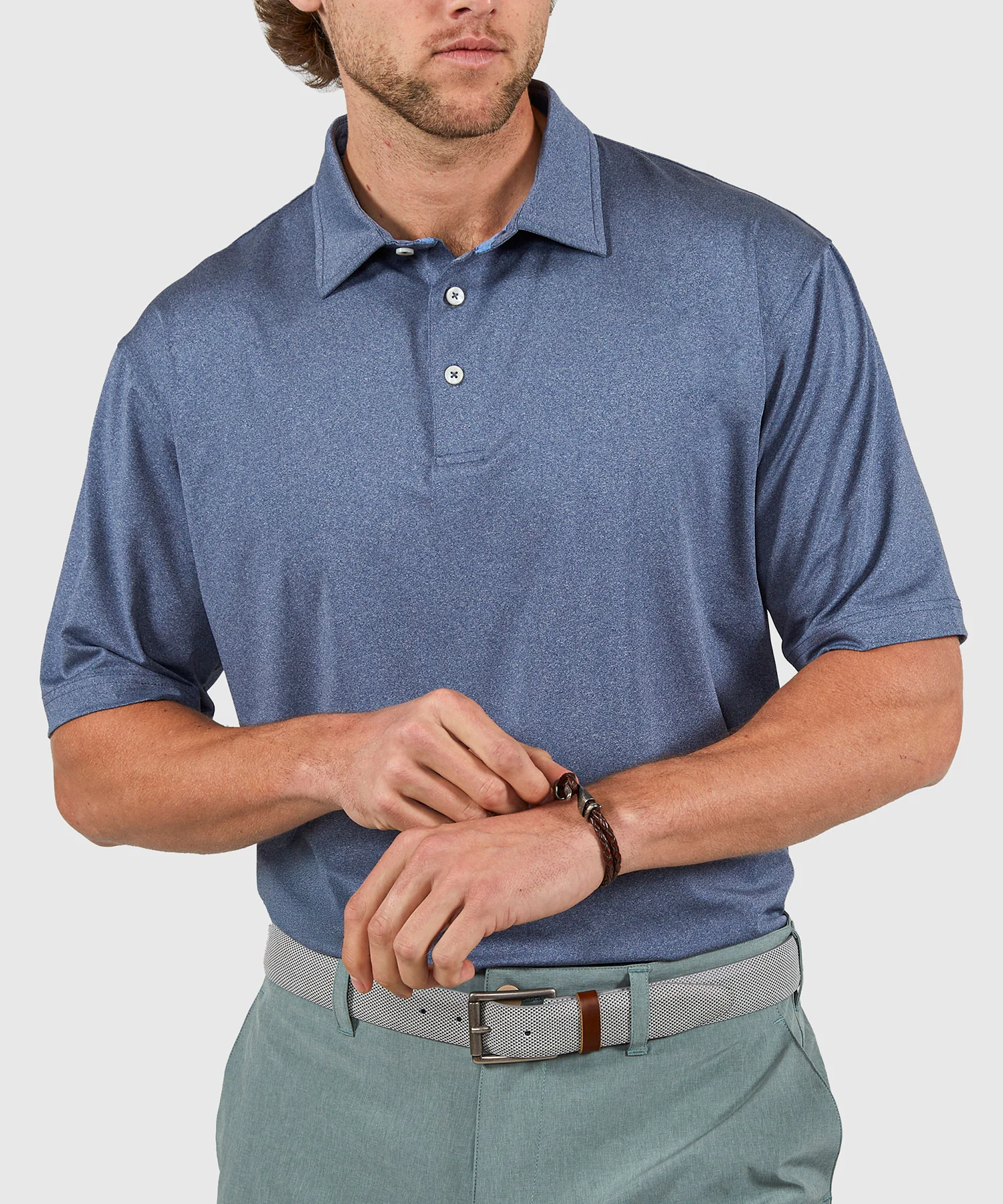 Westport Lifestyle Short Sleeve Performance Polo Knit Shirt - Image 20