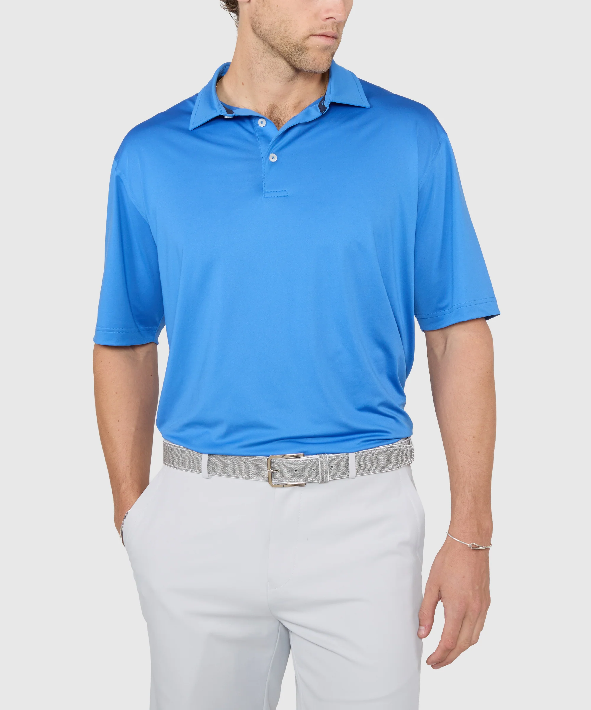 Westport Lifestyle Short Sleeve Performance Polo Knit Shirt - Image 42