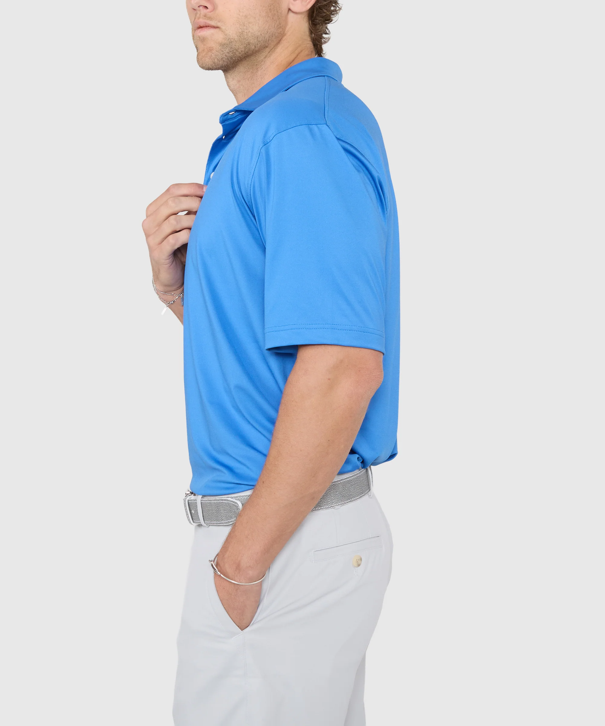 Westport Lifestyle Short Sleeve Performance Polo Knit Shirt - Image 43