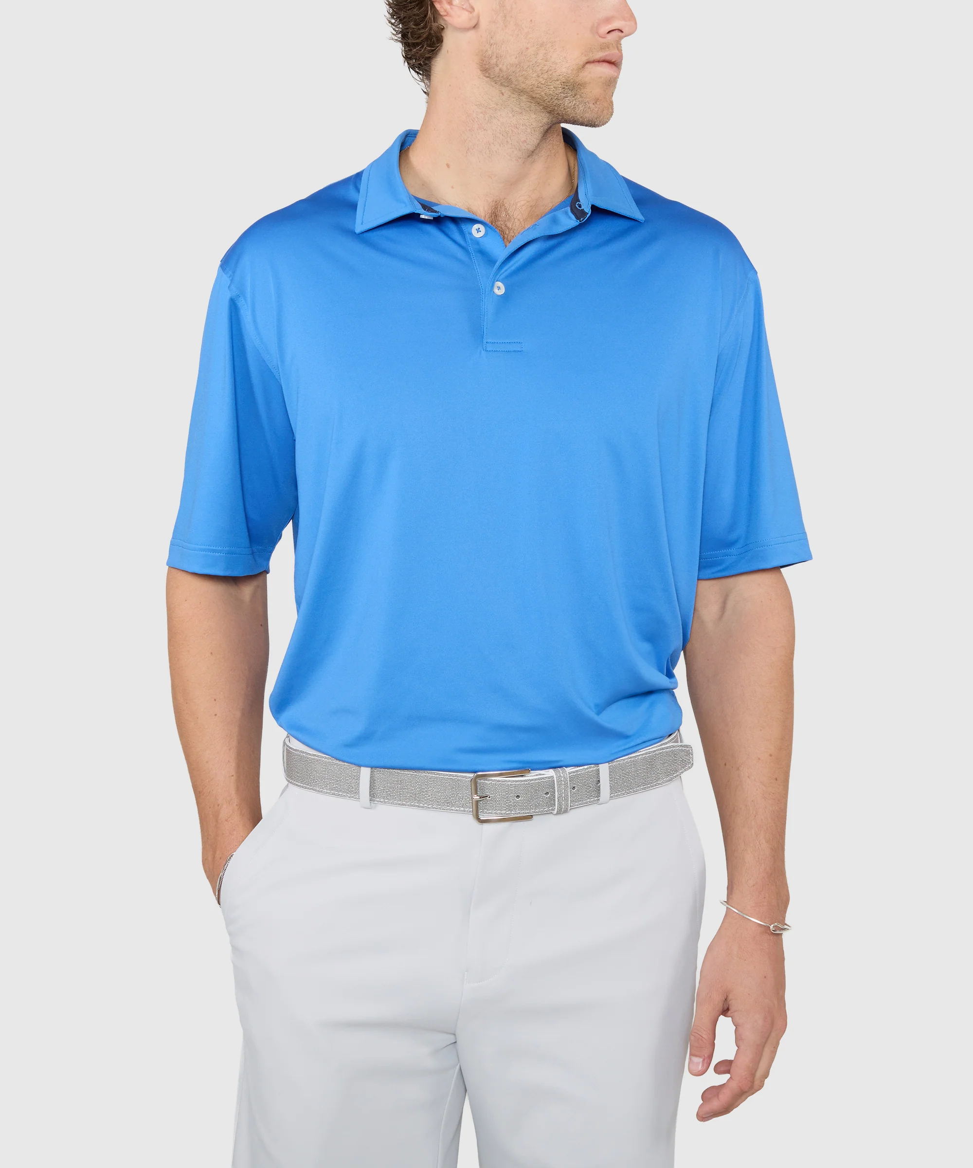 Westport Lifestyle Short Sleeve Performance Polo Knit Shirt - Image 44