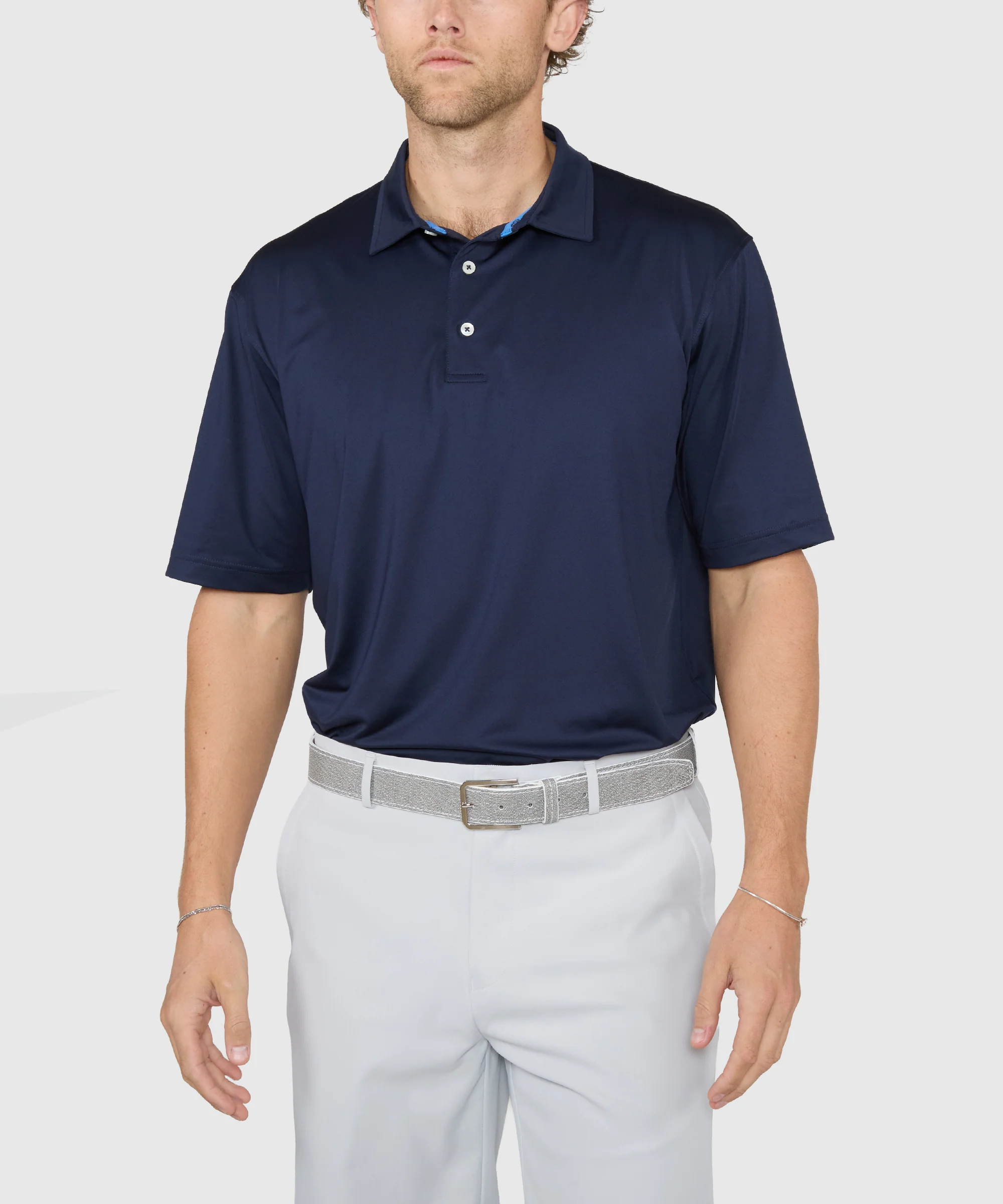 Westport Lifestyle Short Sleeve Performance Polo Knit Shirt - Image 47