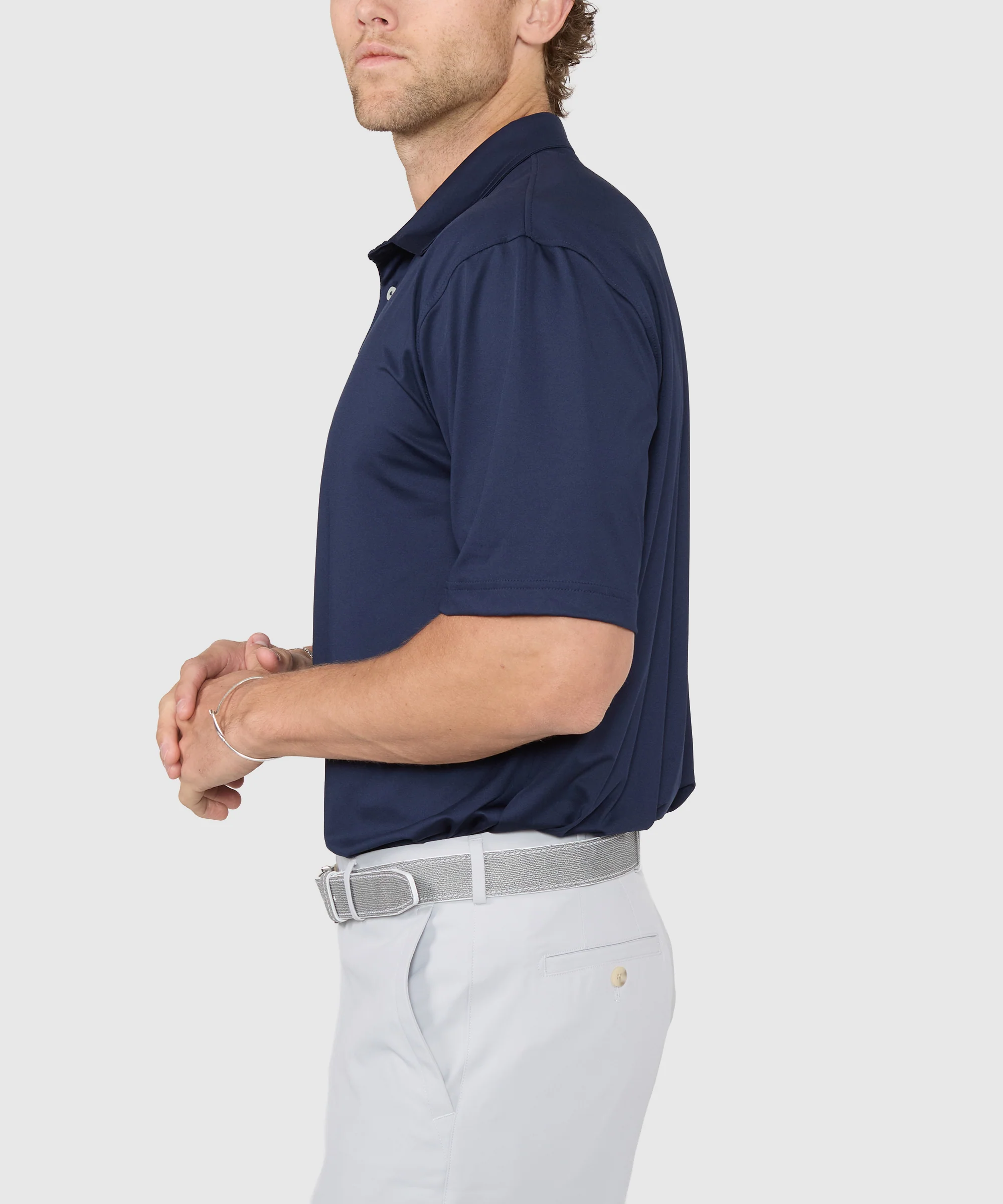 Westport Lifestyle Short Sleeve Performance Polo Knit Shirt - Image 49