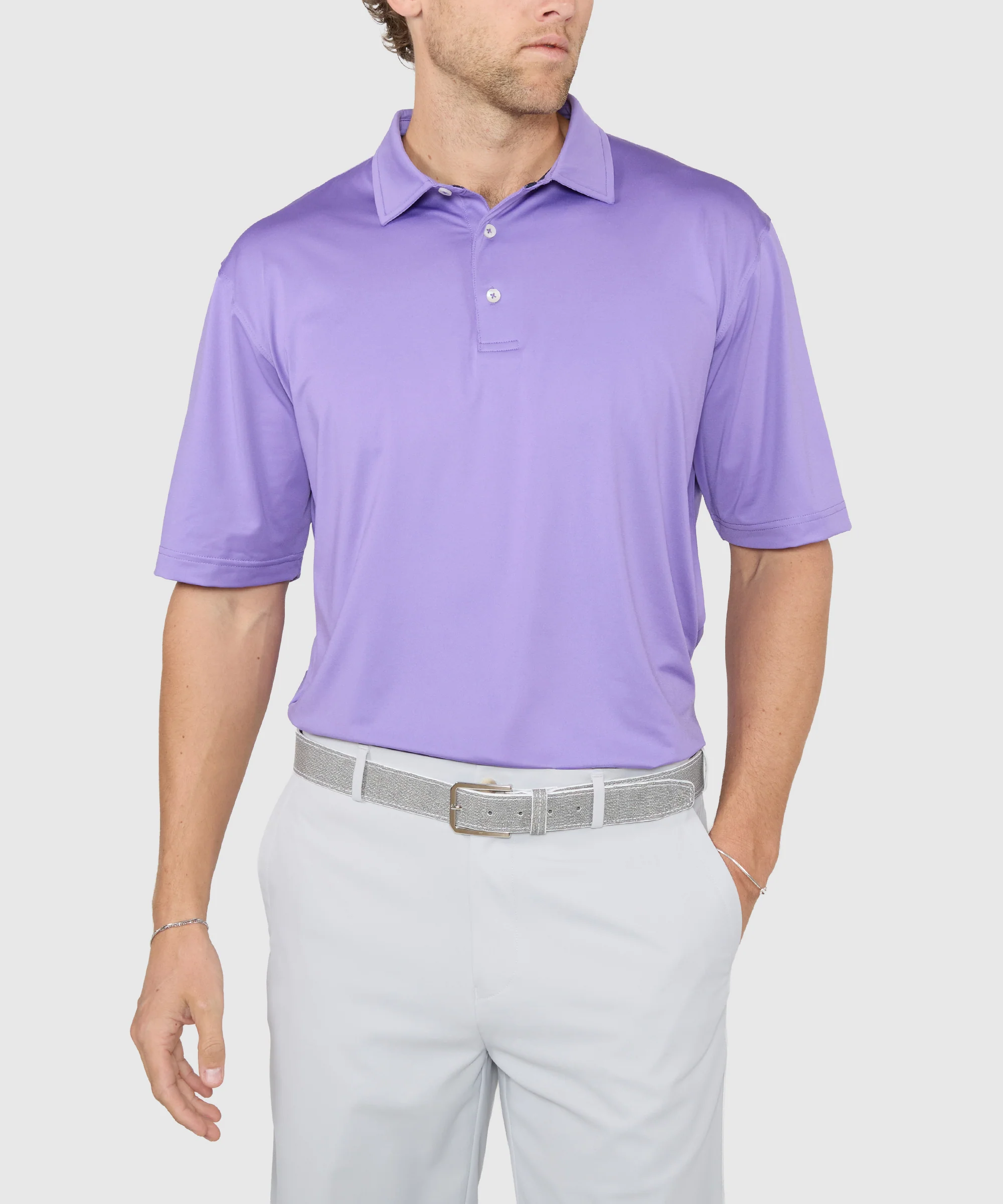 Westport Lifestyle Short Sleeve Performance Polo Knit Shirt - Image 54