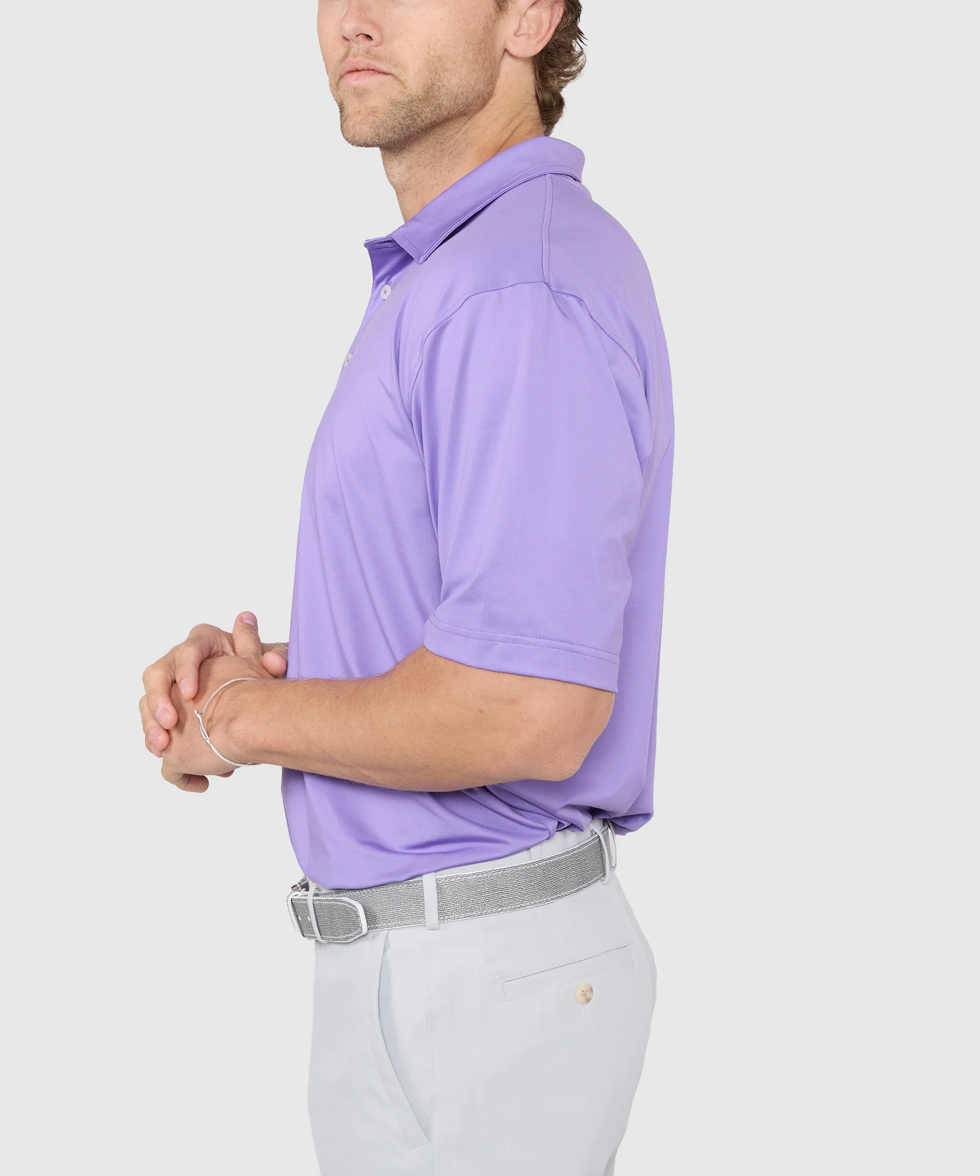 Westport Lifestyle Short Sleeve Performance Polo Knit Shirt - Image 55