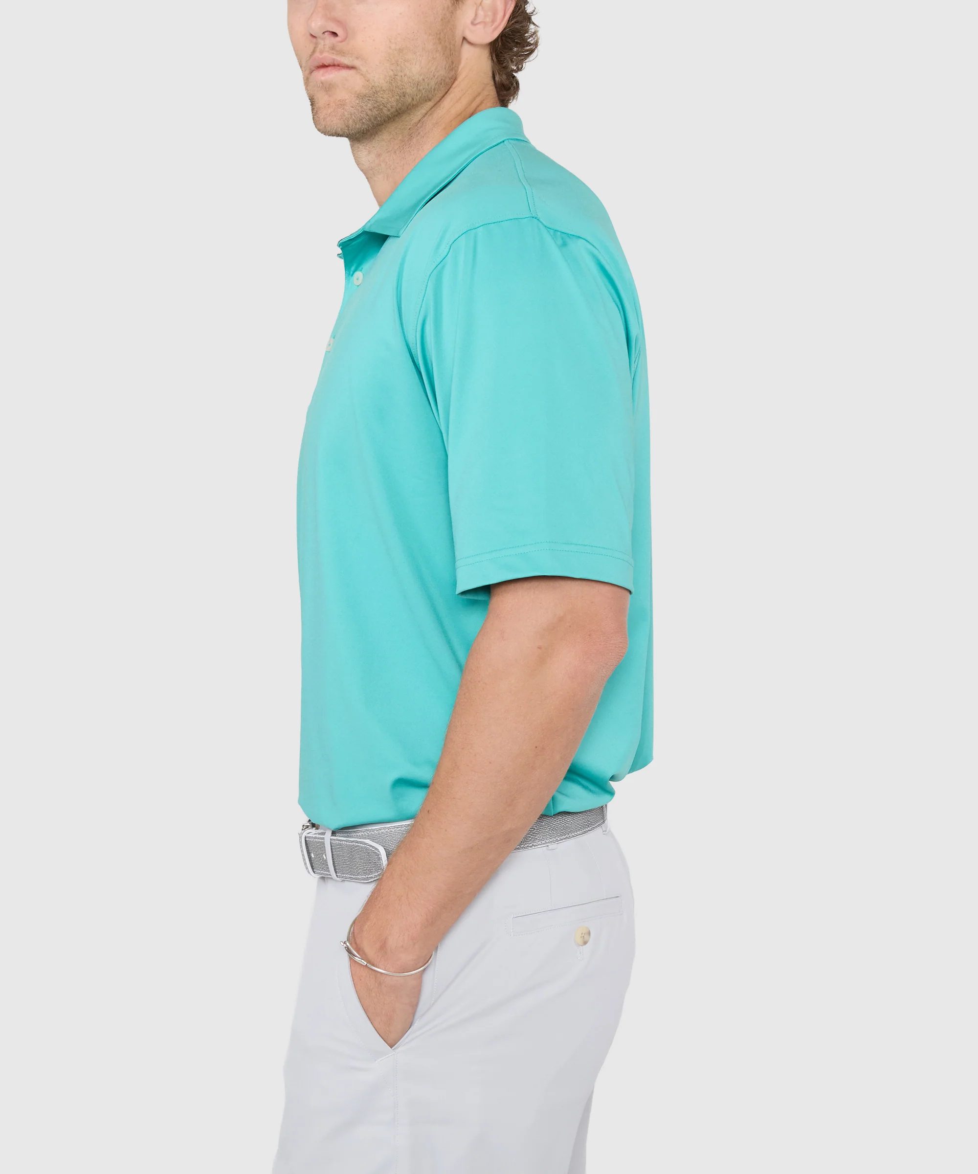 Westport Lifestyle Short Sleeve Performance Polo Knit Shirt - Image 58