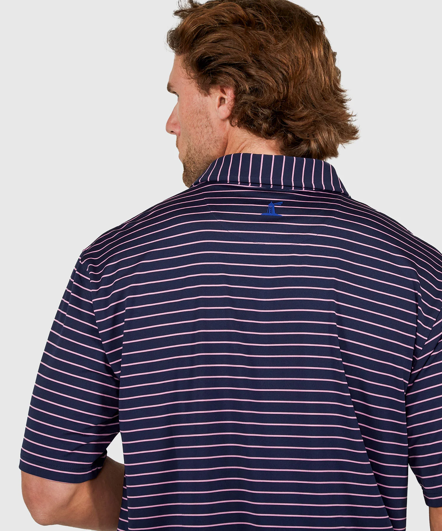Westport Lifestyle Short Sleeve Stripe Polo Knit Shirt - Image 12