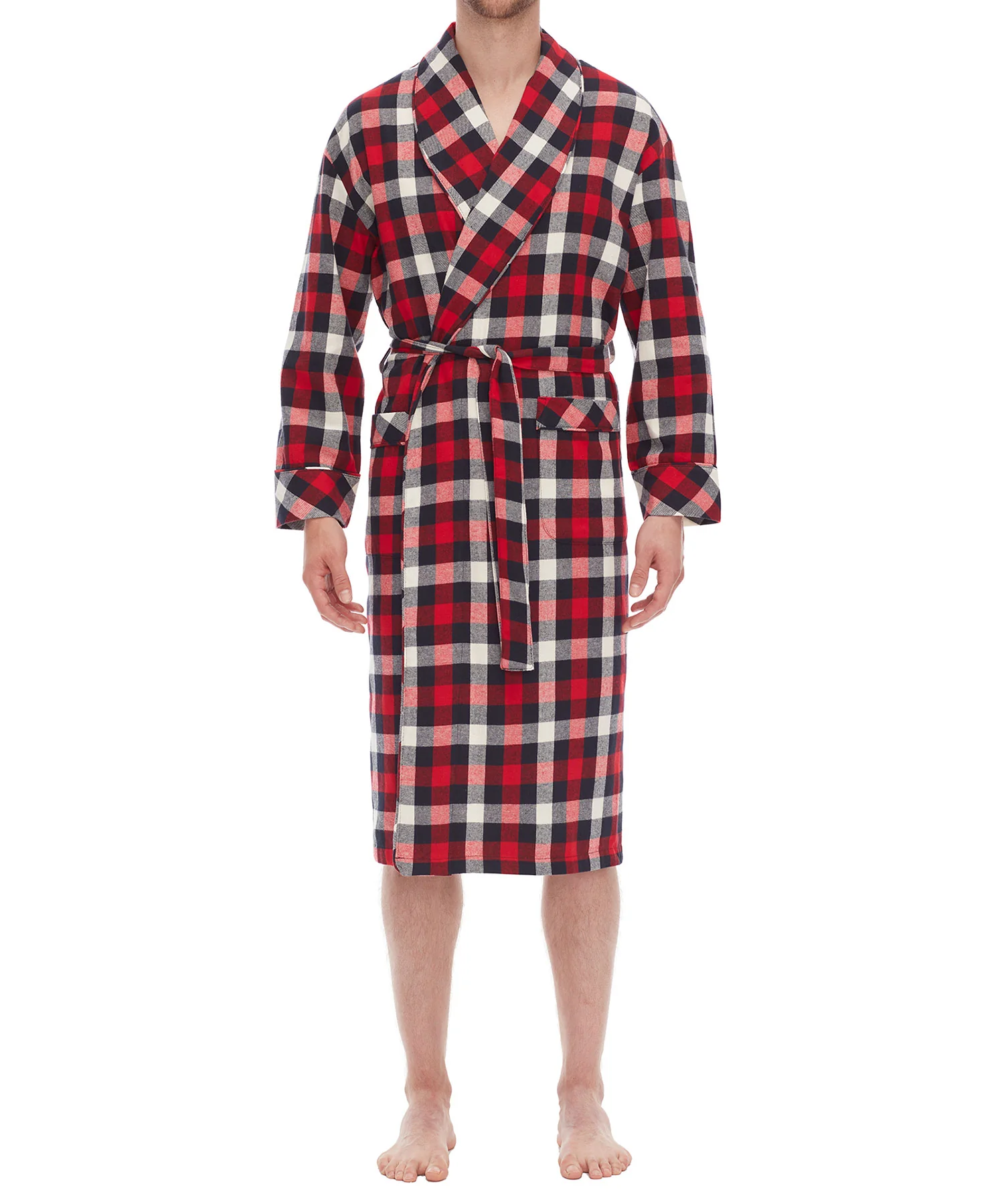 Majestic Flannel Shawl Collar Robe - Image 10