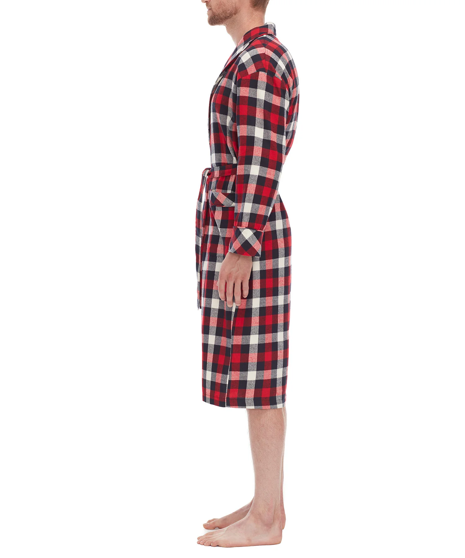 Majestic Flannel Shawl Collar Robe - Image 11
