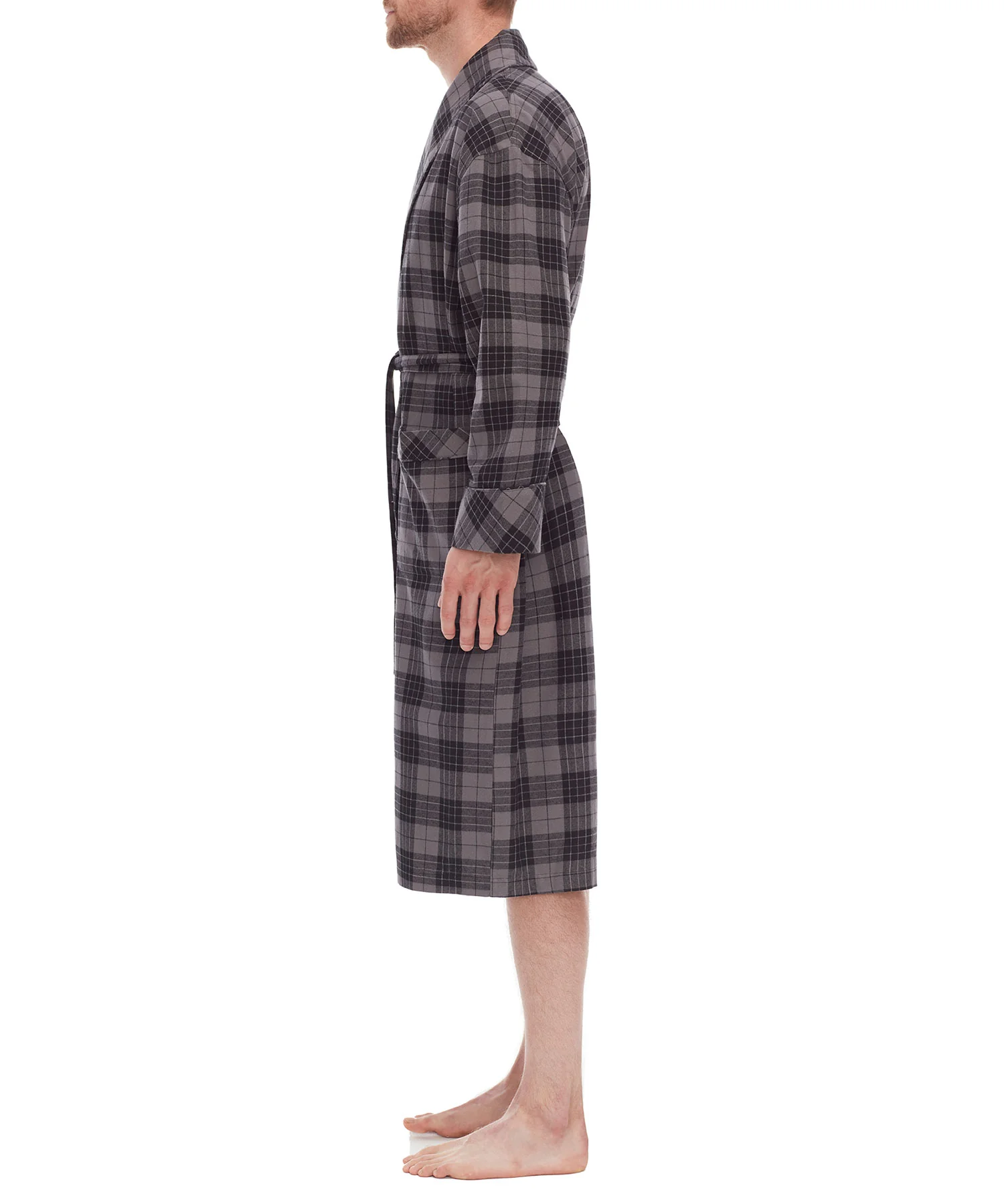 Majestic Flannel Shawl Collar Robe - Image 5