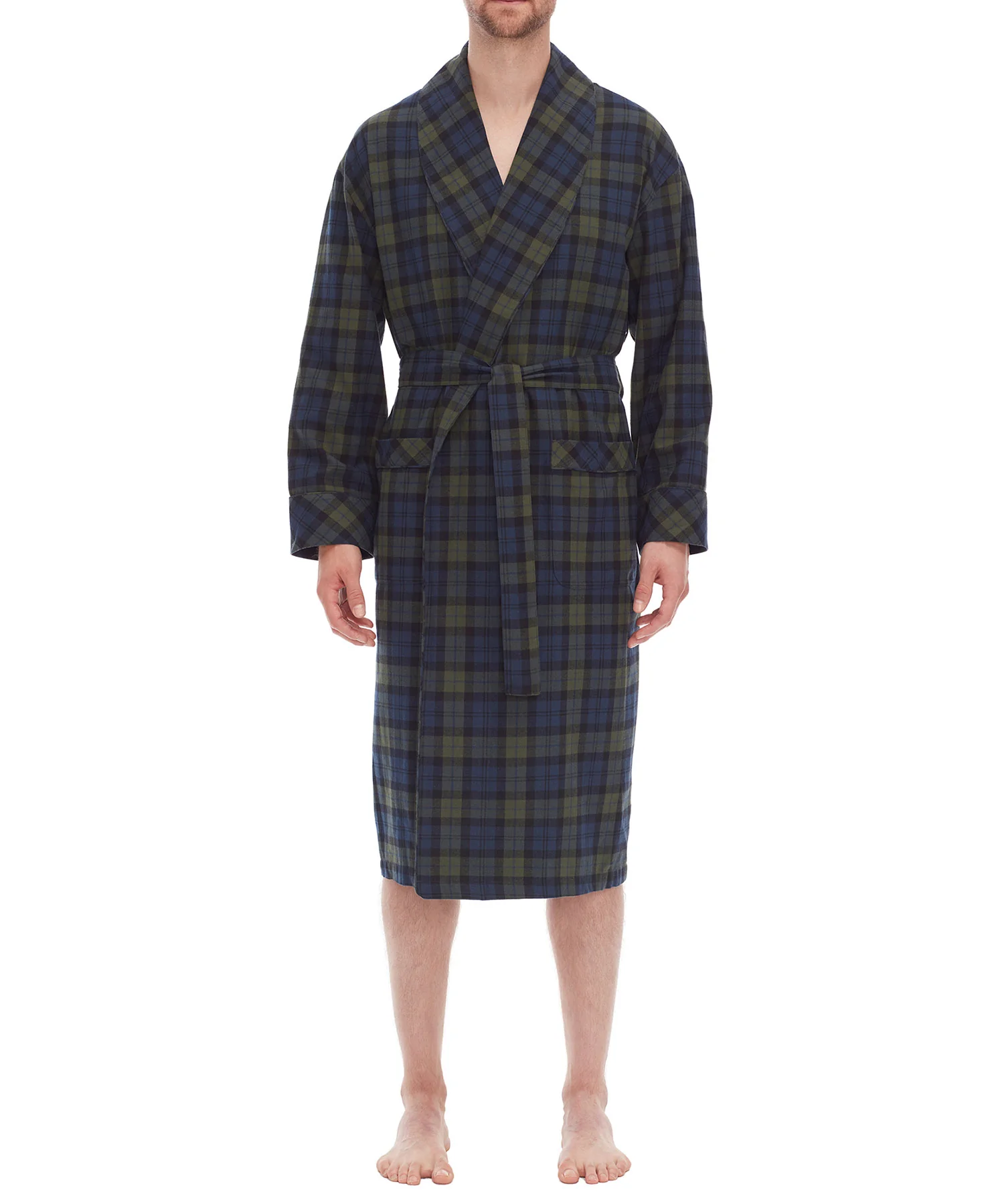 Majestic Flannel Shawl Collar Robe - Image 7