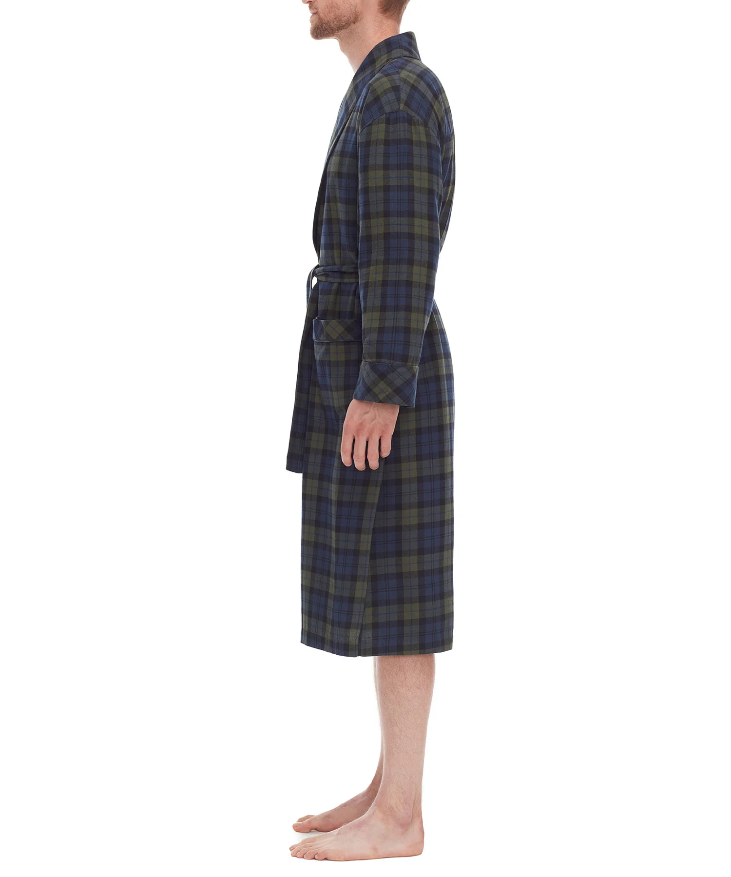 Majestic Flannel Shawl Collar Robe - Image 8