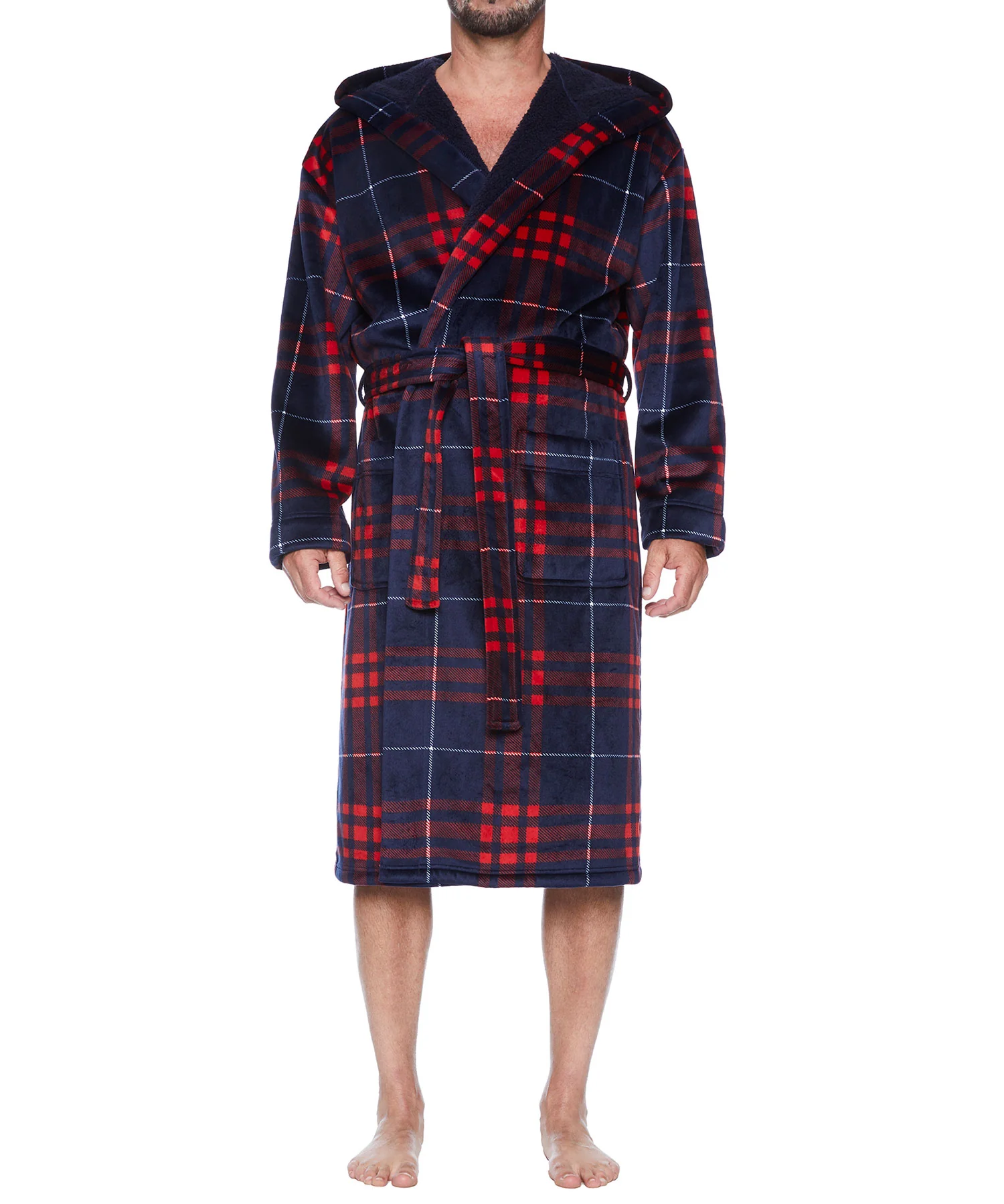 Majestic Hooded Fleece Robe - Image 4