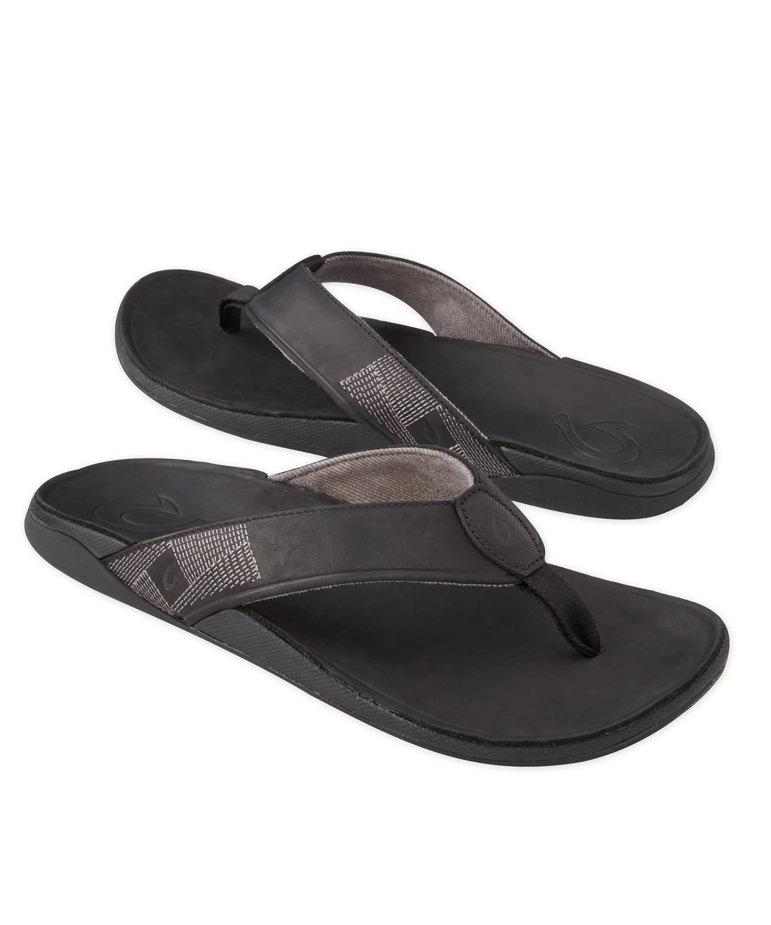 OluKai Tuahine Leather Flip-Flop Sandal - Image 3