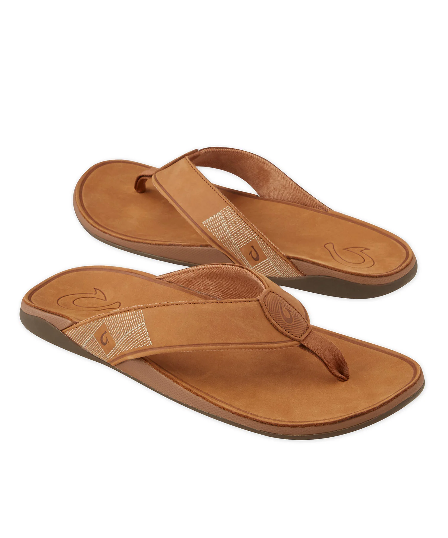 OluKai Tuahine Leather Flip-Flop Sandal - Image 4