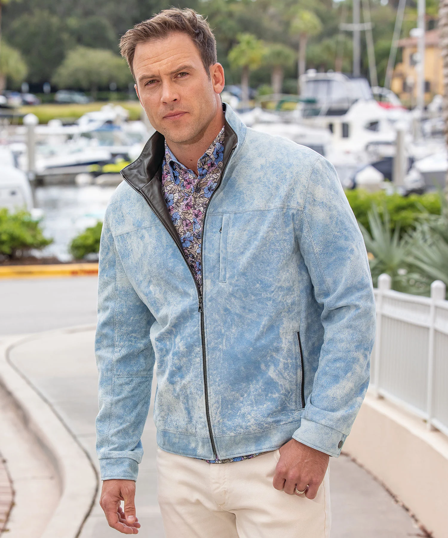 Westport Black Premium Leather Bomber - Image 3