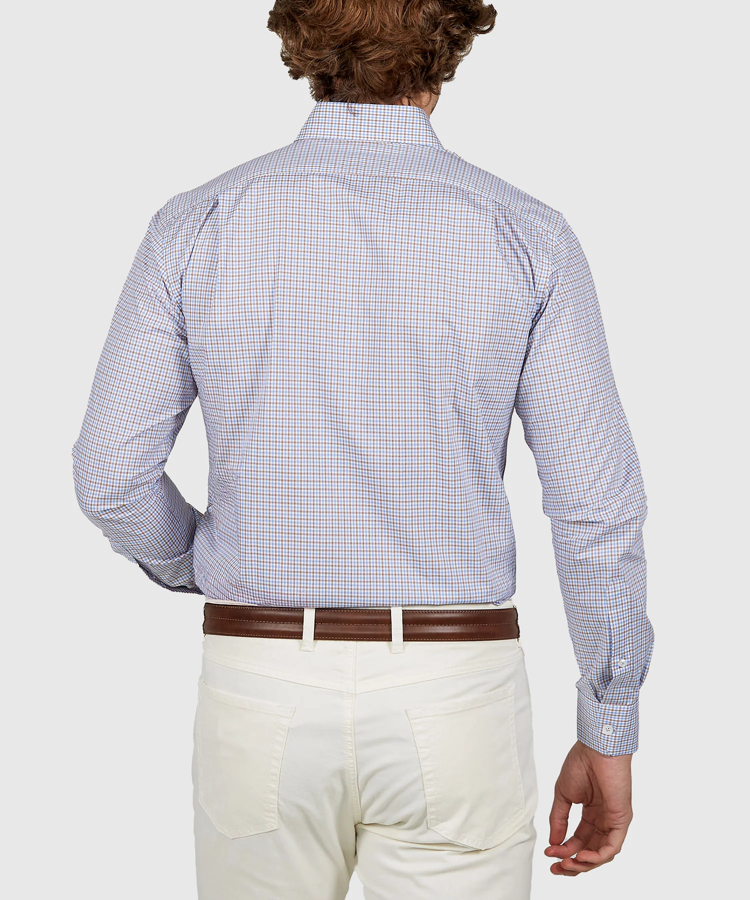 Westport Black Long Sleeve Button-Down Gingham Sport Shirt - Image 11