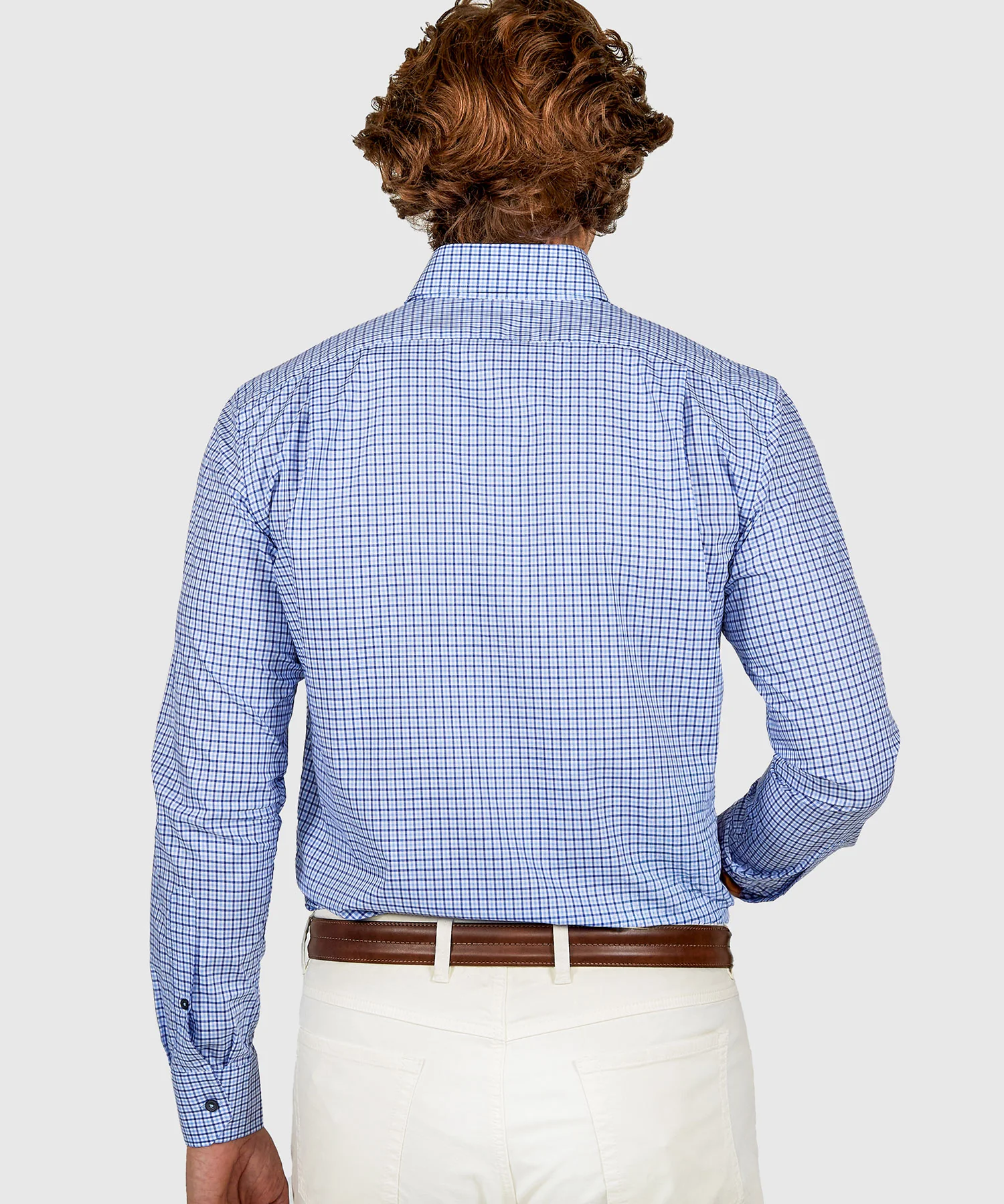 Westport Black Long Sleeve Button-Down Gingham Sport Shirt - Image 6