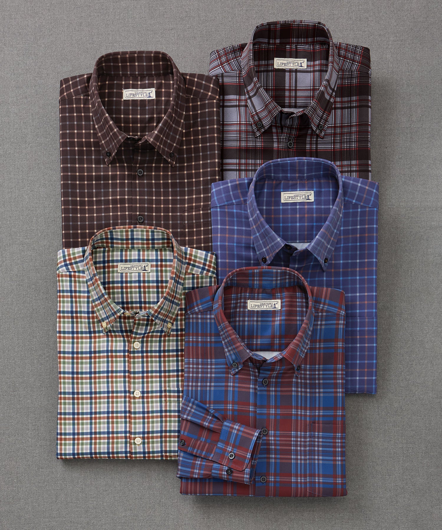 Westport Lifestyle Long Sleeve Performance Sport Shirt - Image 2