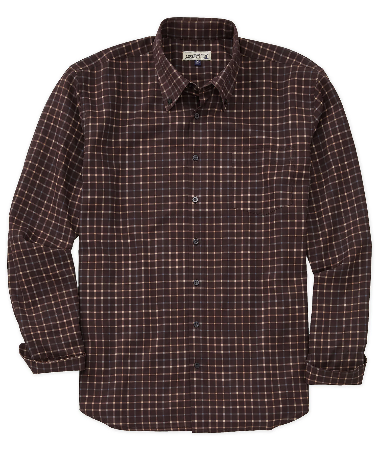 Westport Lifestyle Long Sleeve Performance Sport Shirt - Image 3