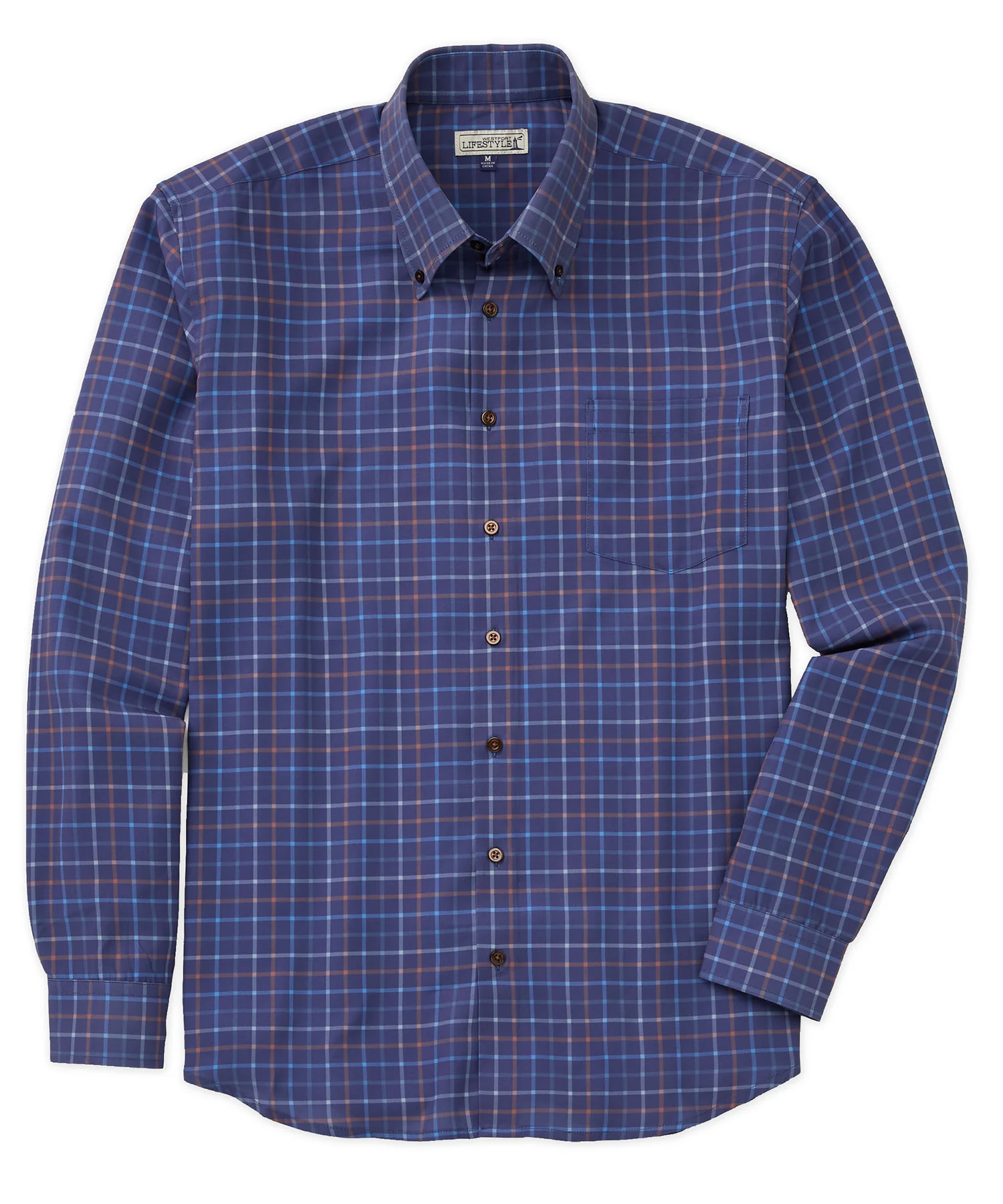Westport Lifestyle Long Sleeve Performance Sport Shirt - Image 4